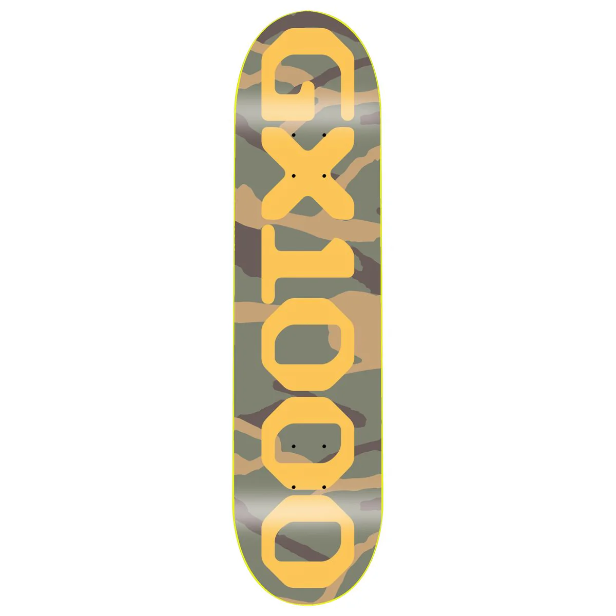 GX1000 OG Logo Camo Yellow Deck - 8.5