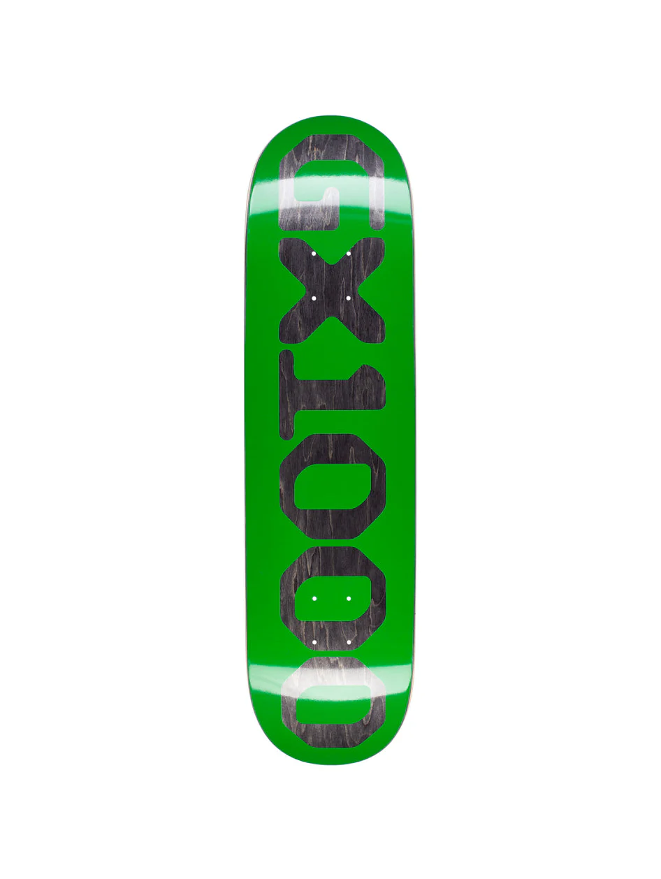 GX1000 OG Logo Green w / Black Veneer Deck - 8.125