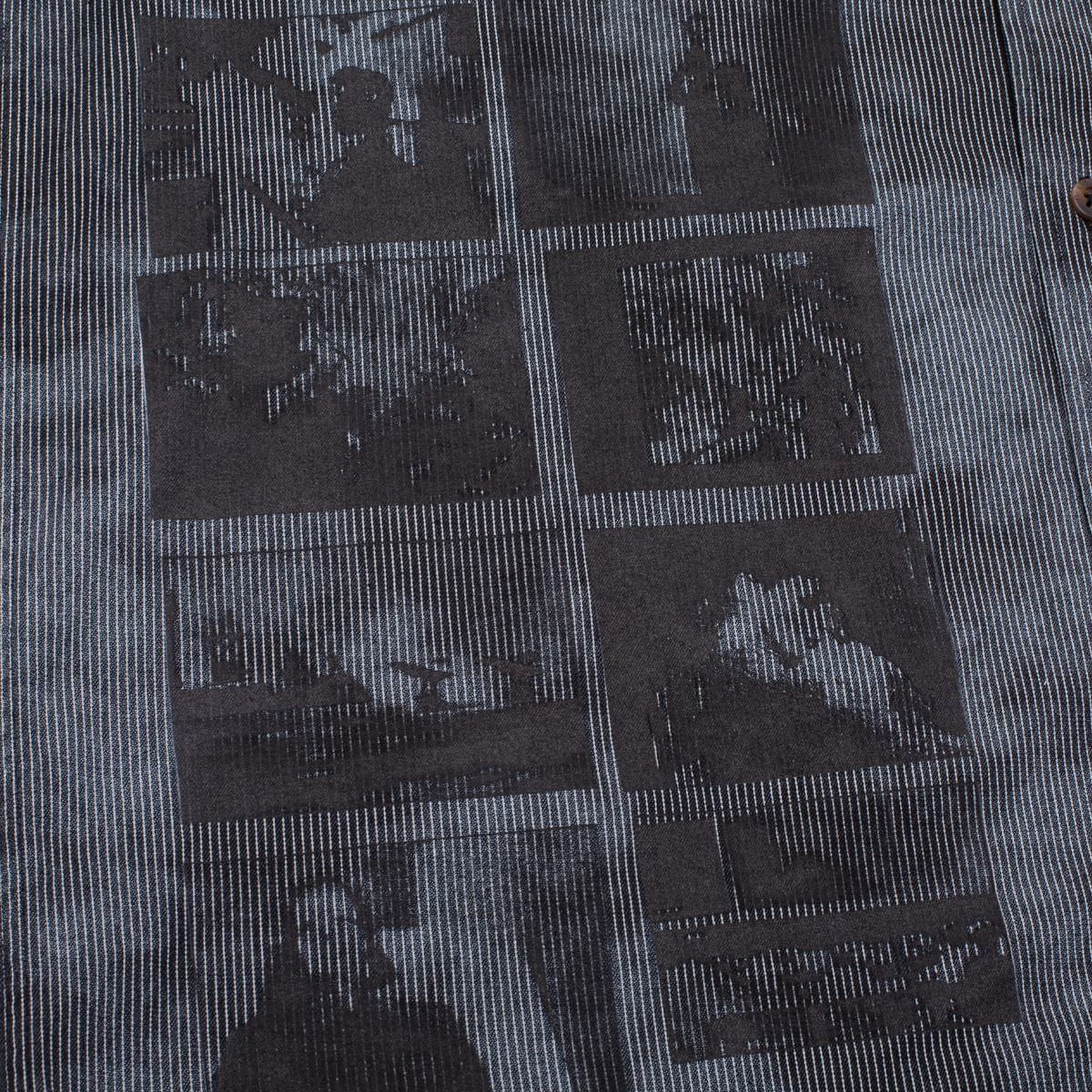 GX1000 Short Sleeve Button Down - Over Dyed w/ Bleach Spots - Image 3