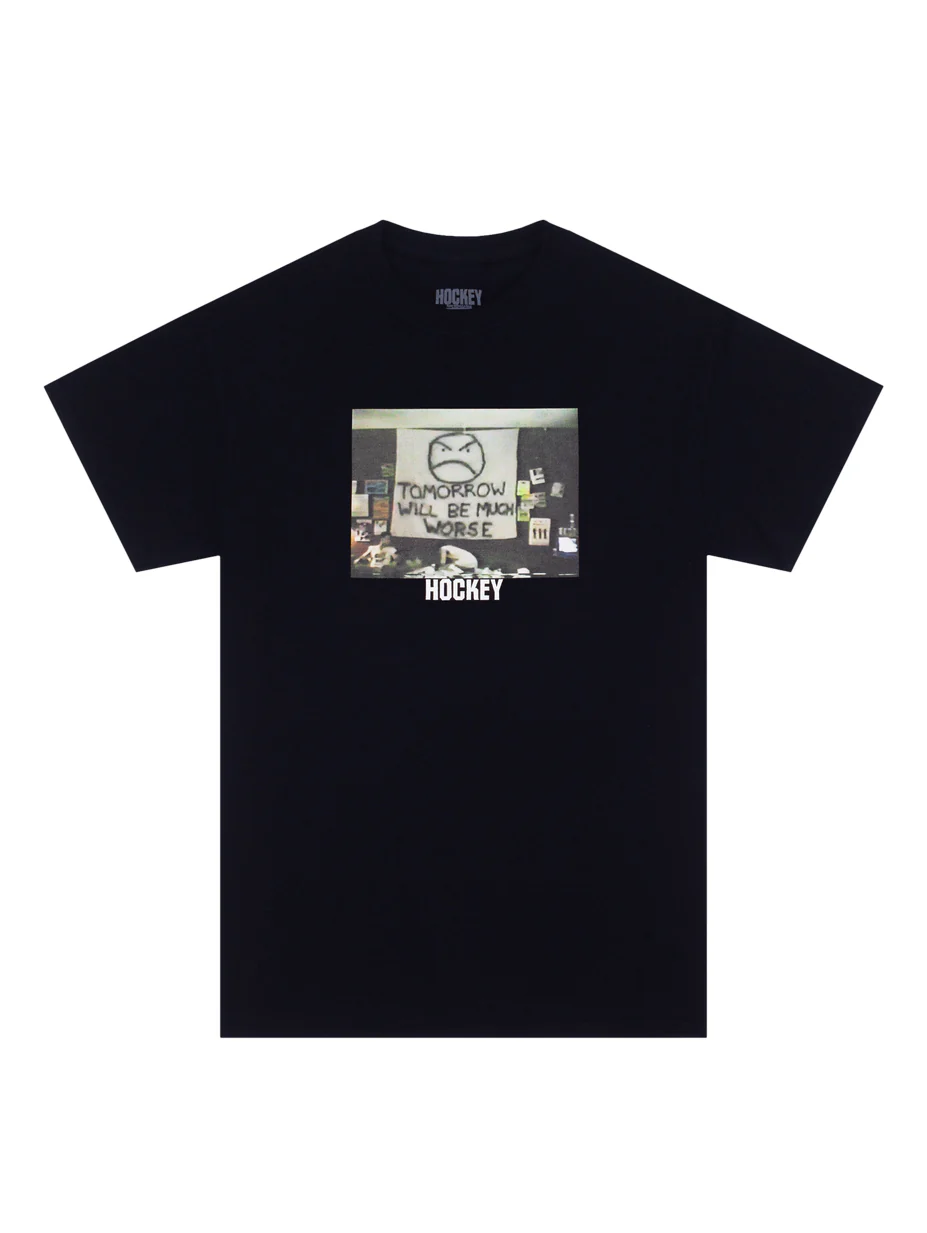 Hockey Much Worse Tee - Black