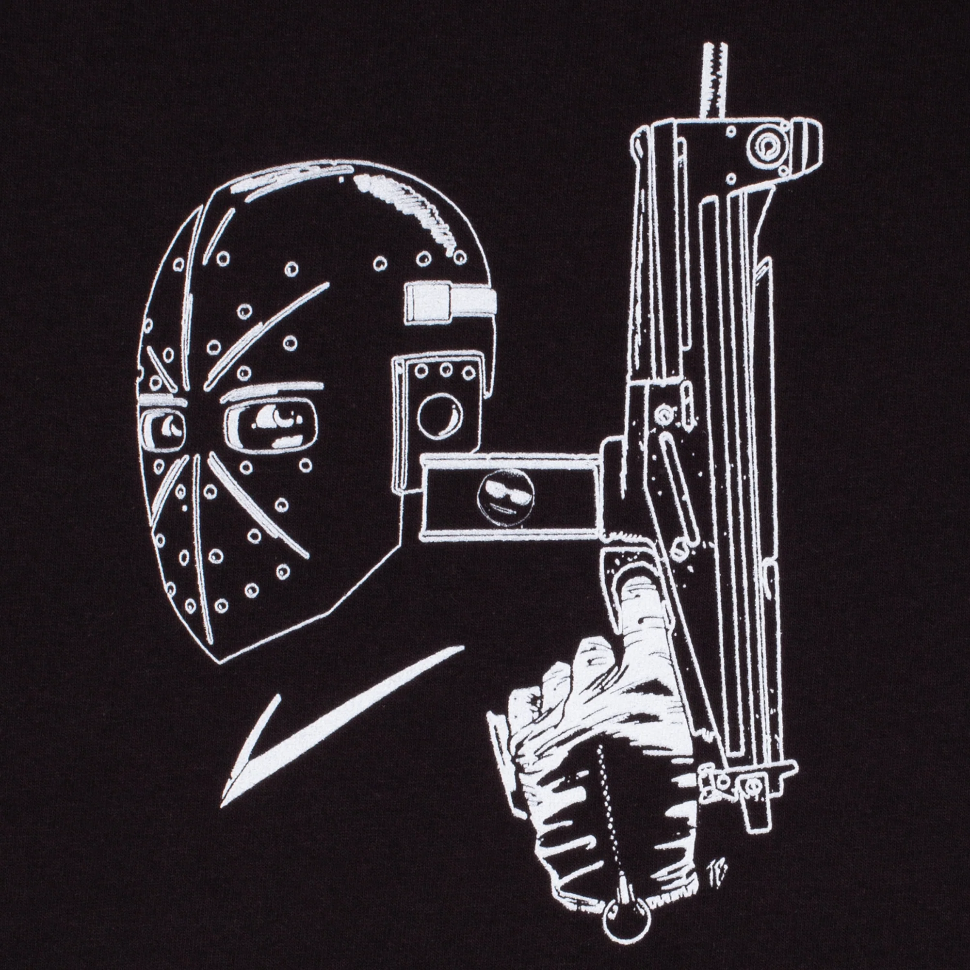 Hockey Not Heat Tee - Black - Image 2