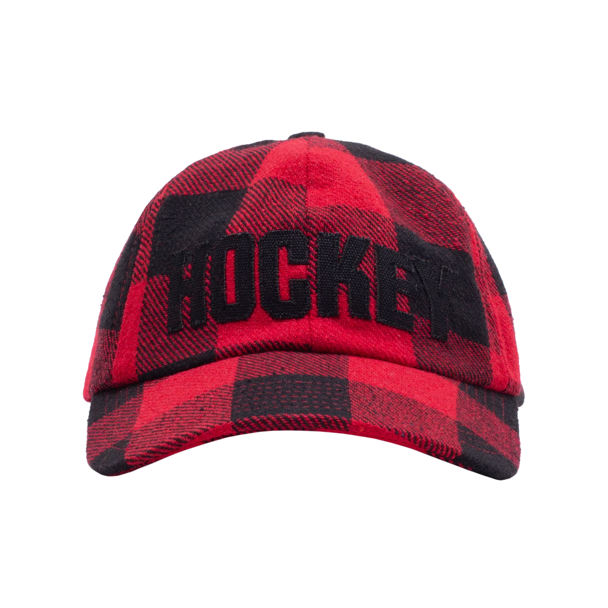 Hockey Plaid Hat - Red - Image 3