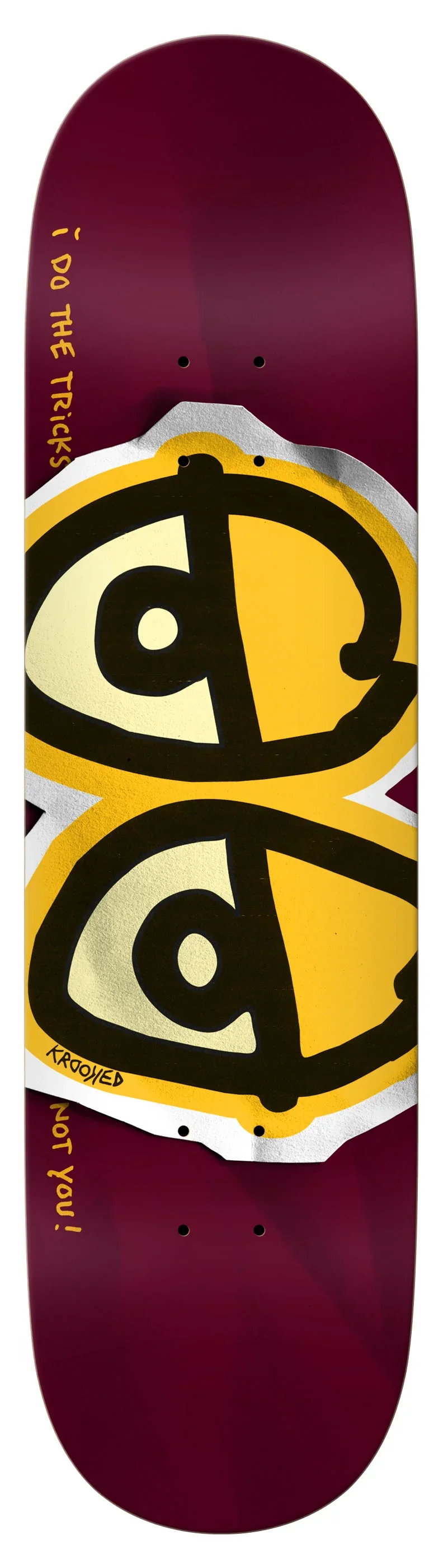 Krooked DBX Eyes Wine Deck - 8.5