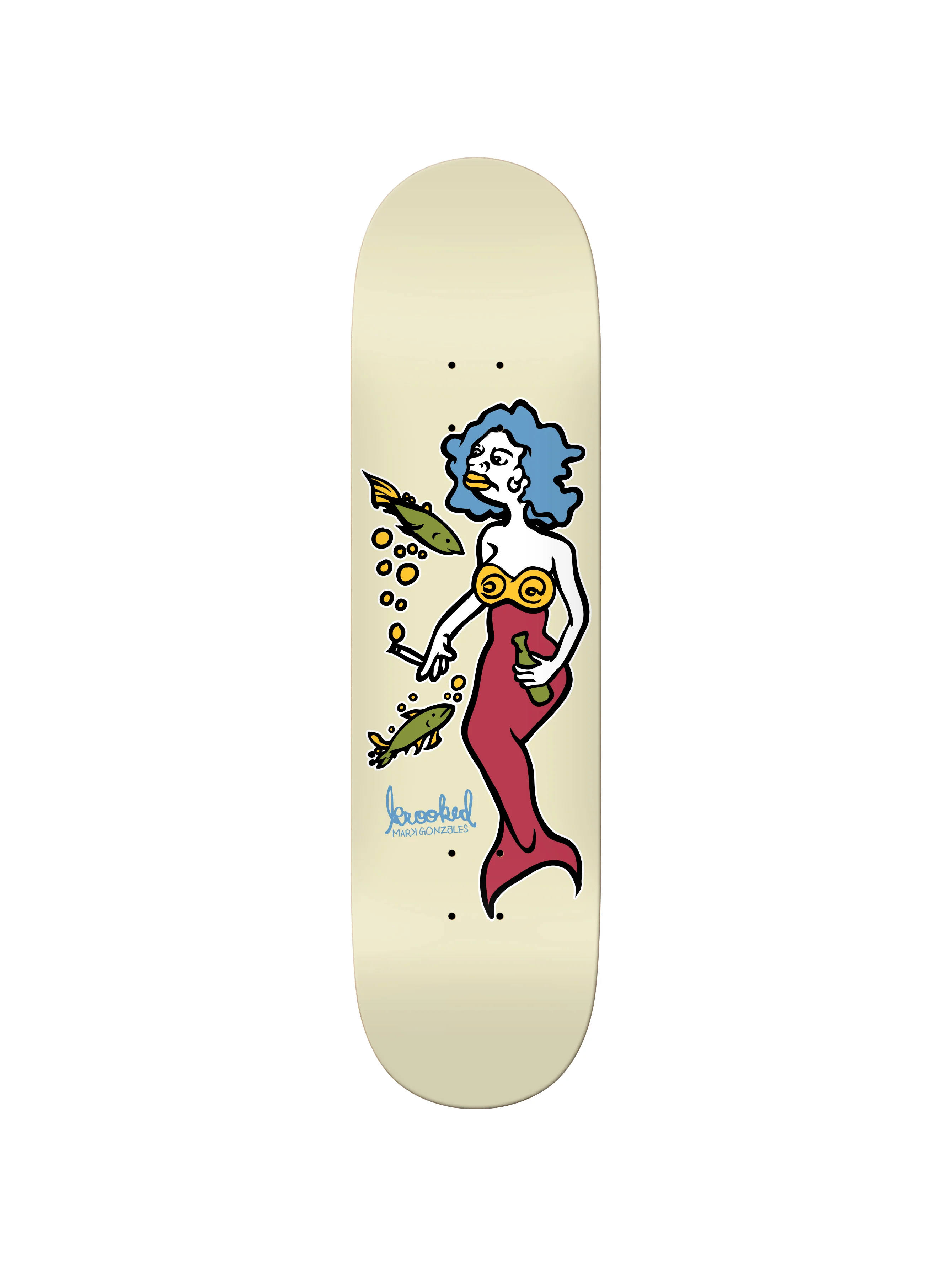 Krooked Gonz Mermaid Deck - 8.25