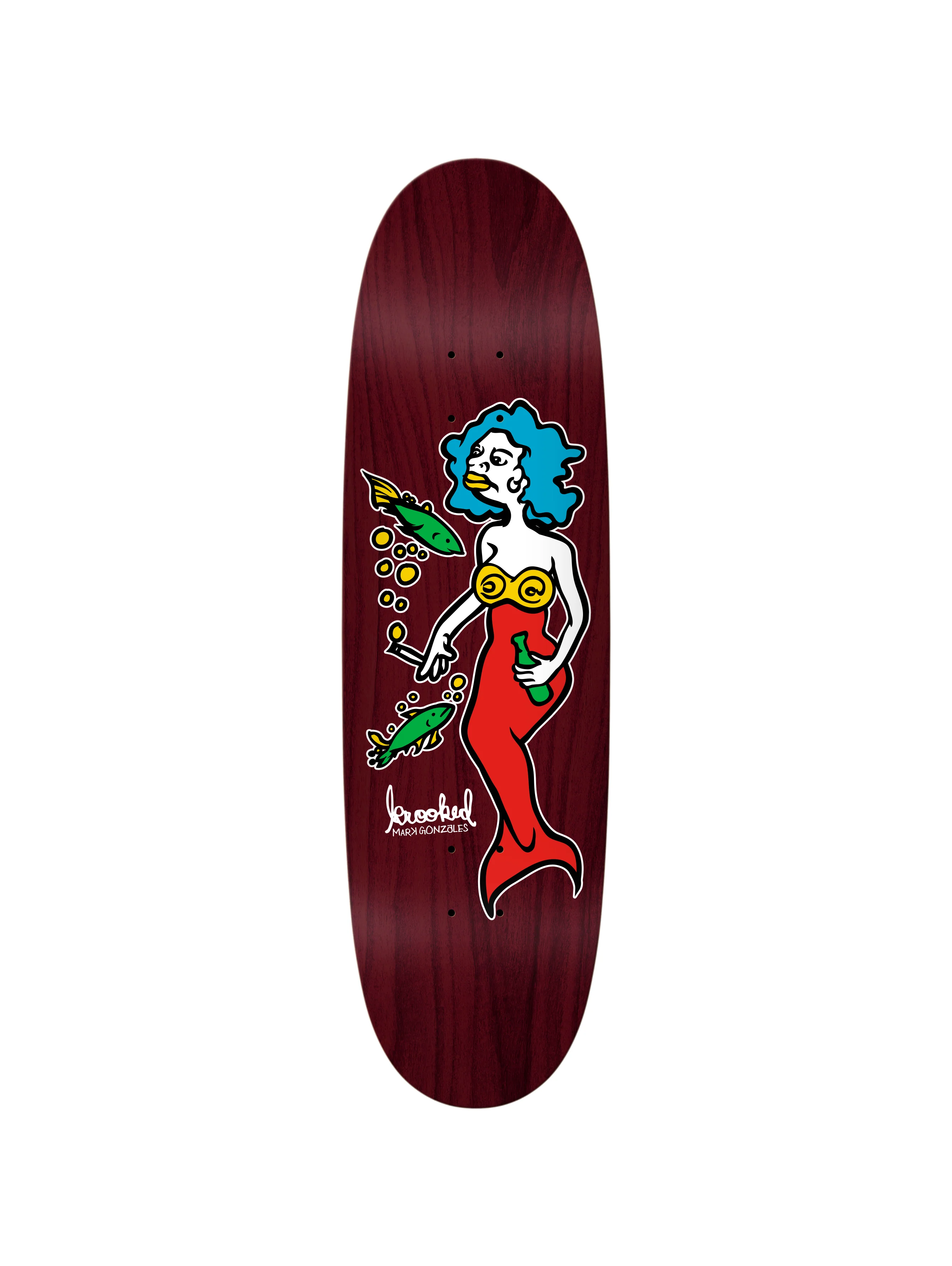 Krooked Gonz Mermaid Deck - 9.1