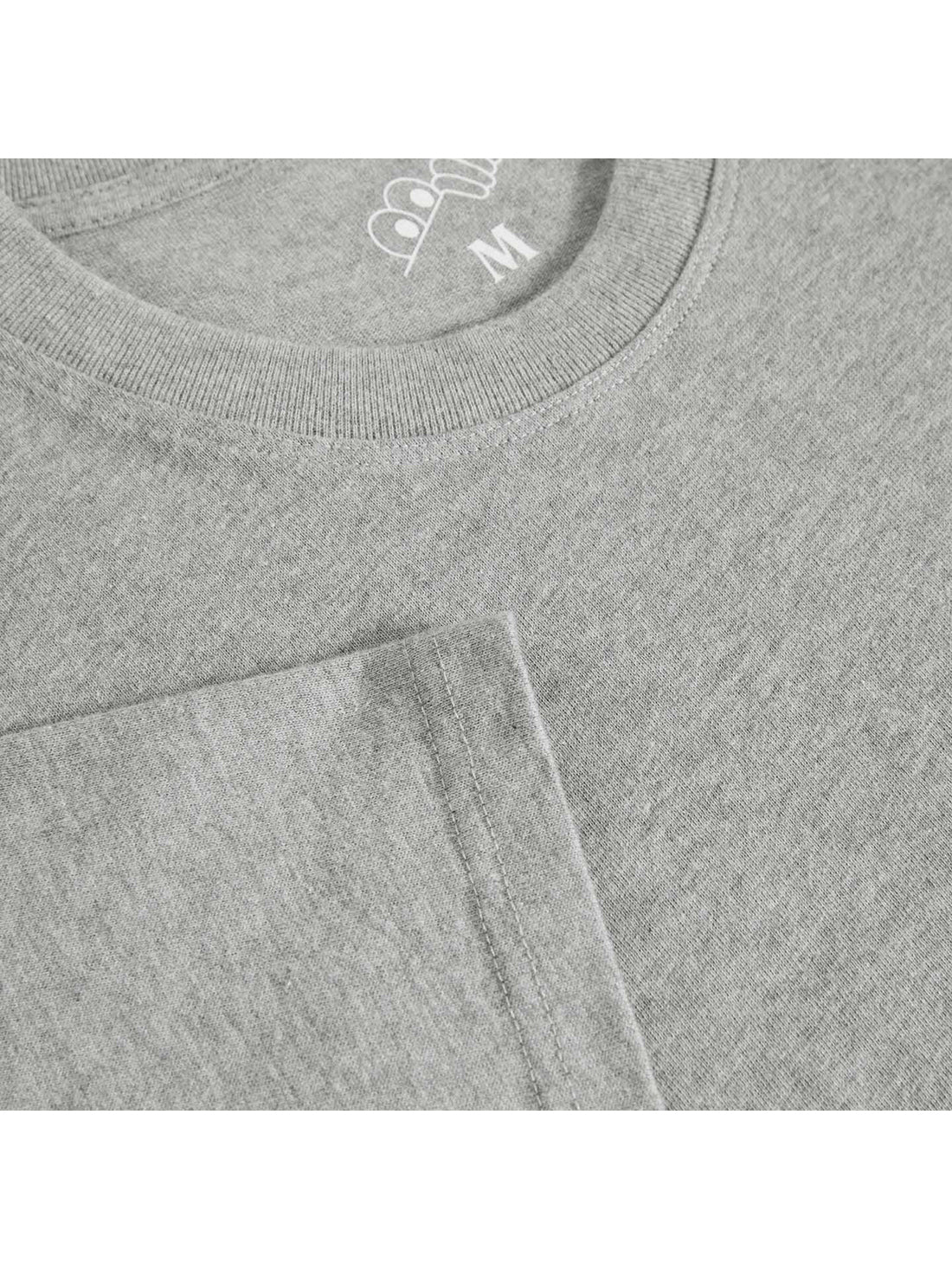 Last Resort Eurostyle SS Tee - Grey Melange / White - Image 3