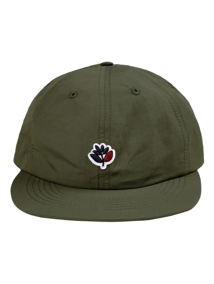 Magenta Plant Nylon 6 Panel Hat