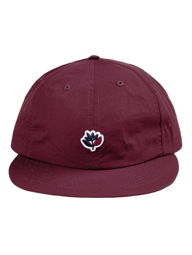 Magenta Plant Nylon 6 Panel Hat - Image 2
