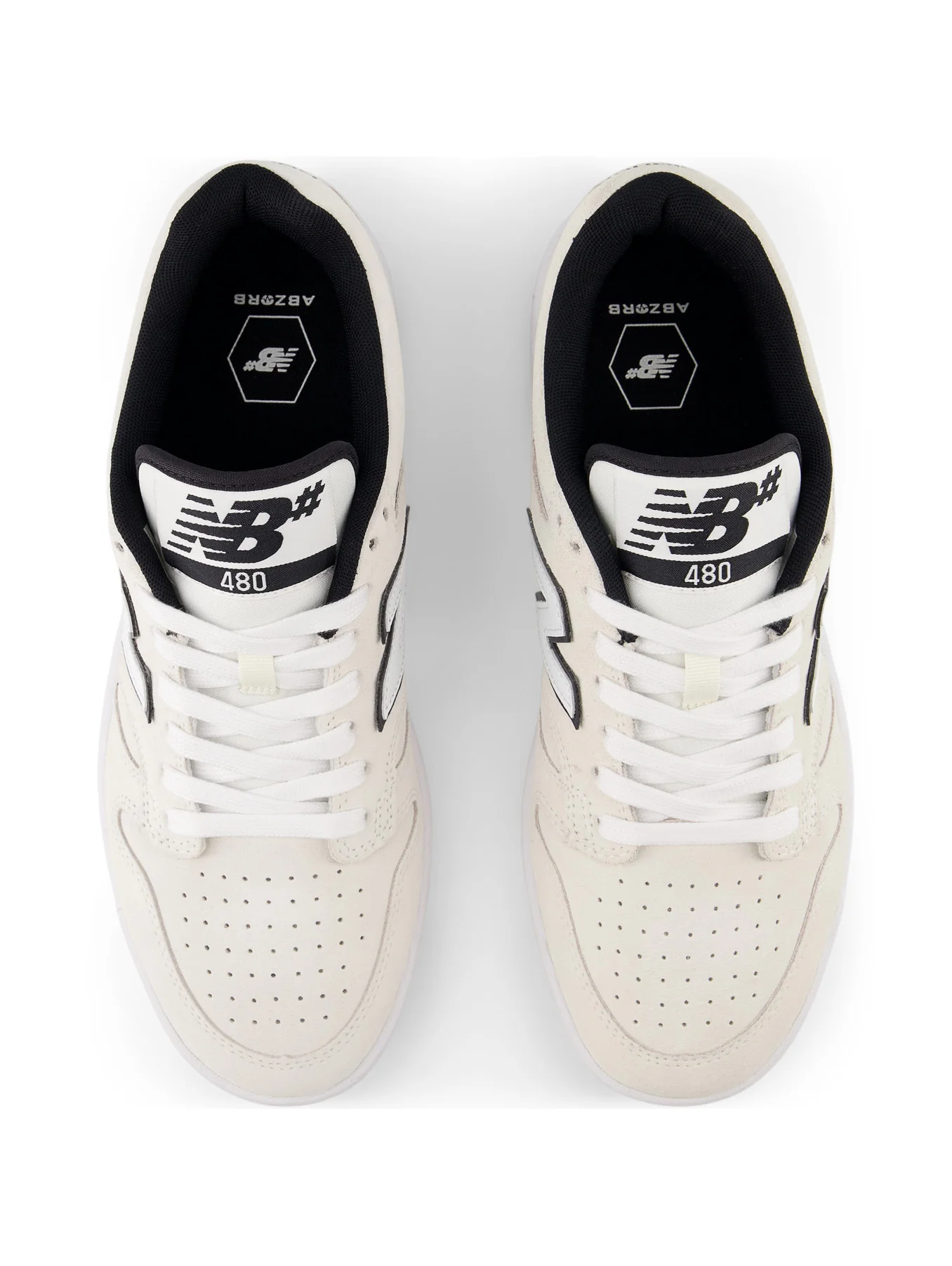 New Balance Numeric 480 - White / Black - Image 3