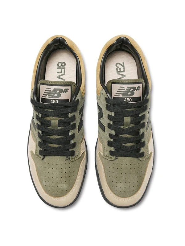 New Balance Numeric 480 x 8Five2 - Olive / Tan / Black - Image 3