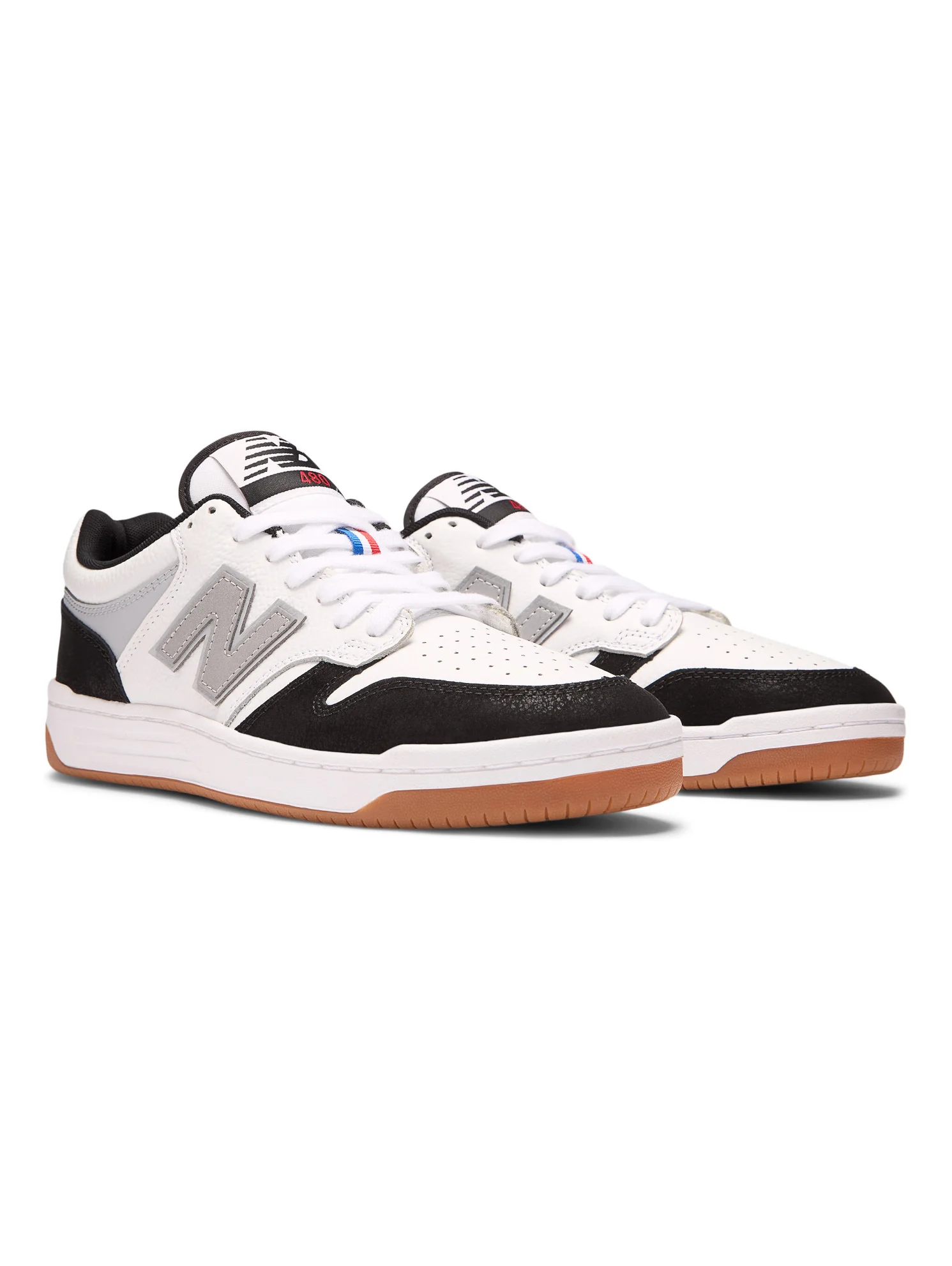 New Balance Numeric 480 x Kawhi Leonard - White / Black / Red - Image 2