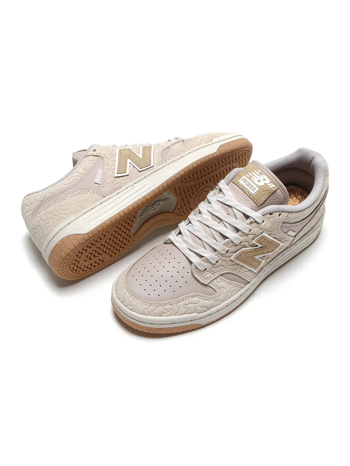 New Balance Numeric 480 x Premier - Brown / White - Image 2