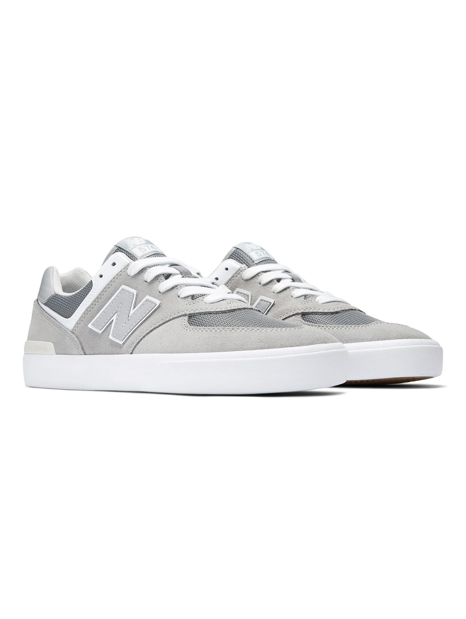 New Balance Numeric 574 Vulc - Grey / White - Image 2