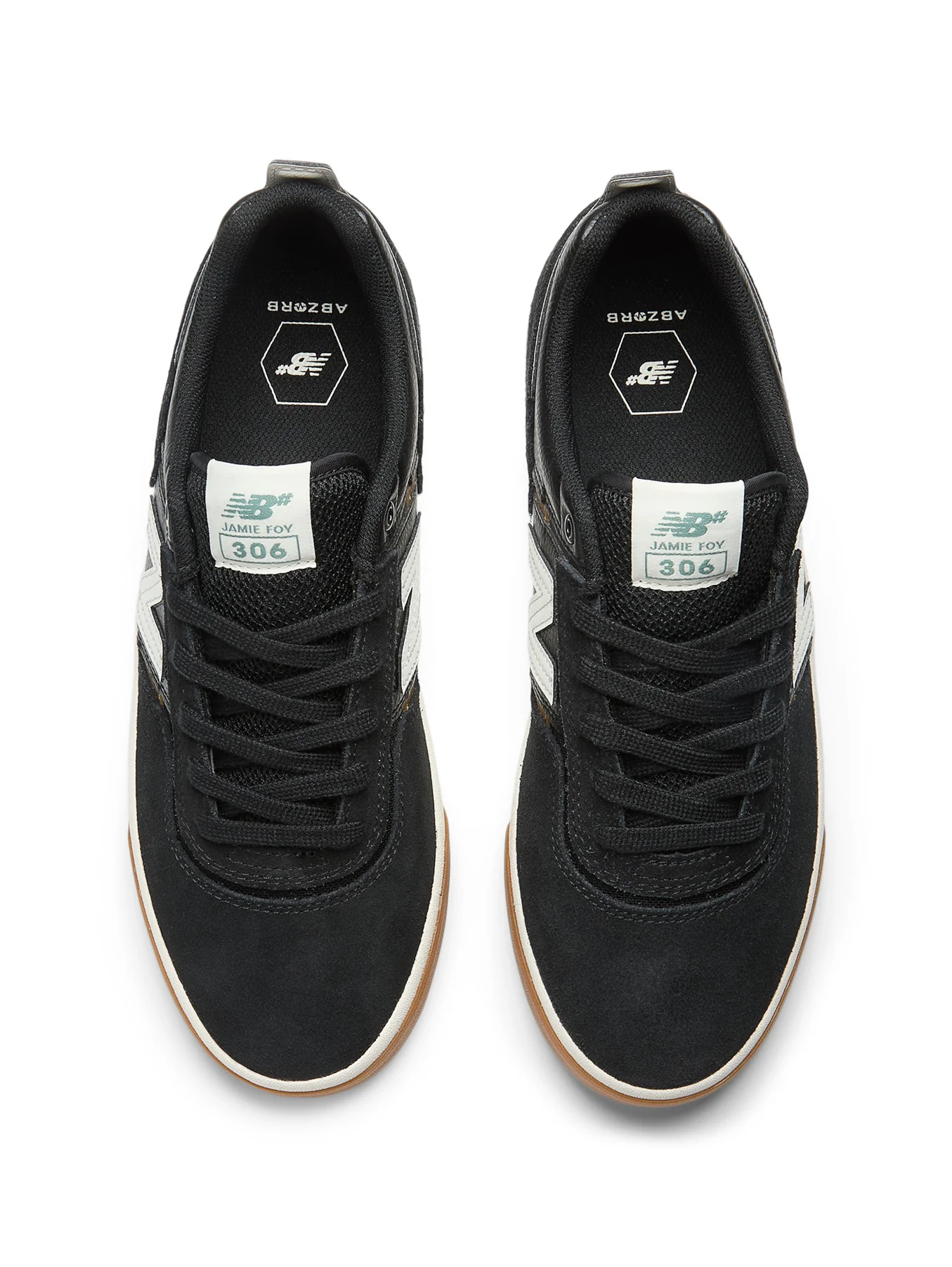 New Balance Numeric Jamie Foy 306 - Black / White - Image 3