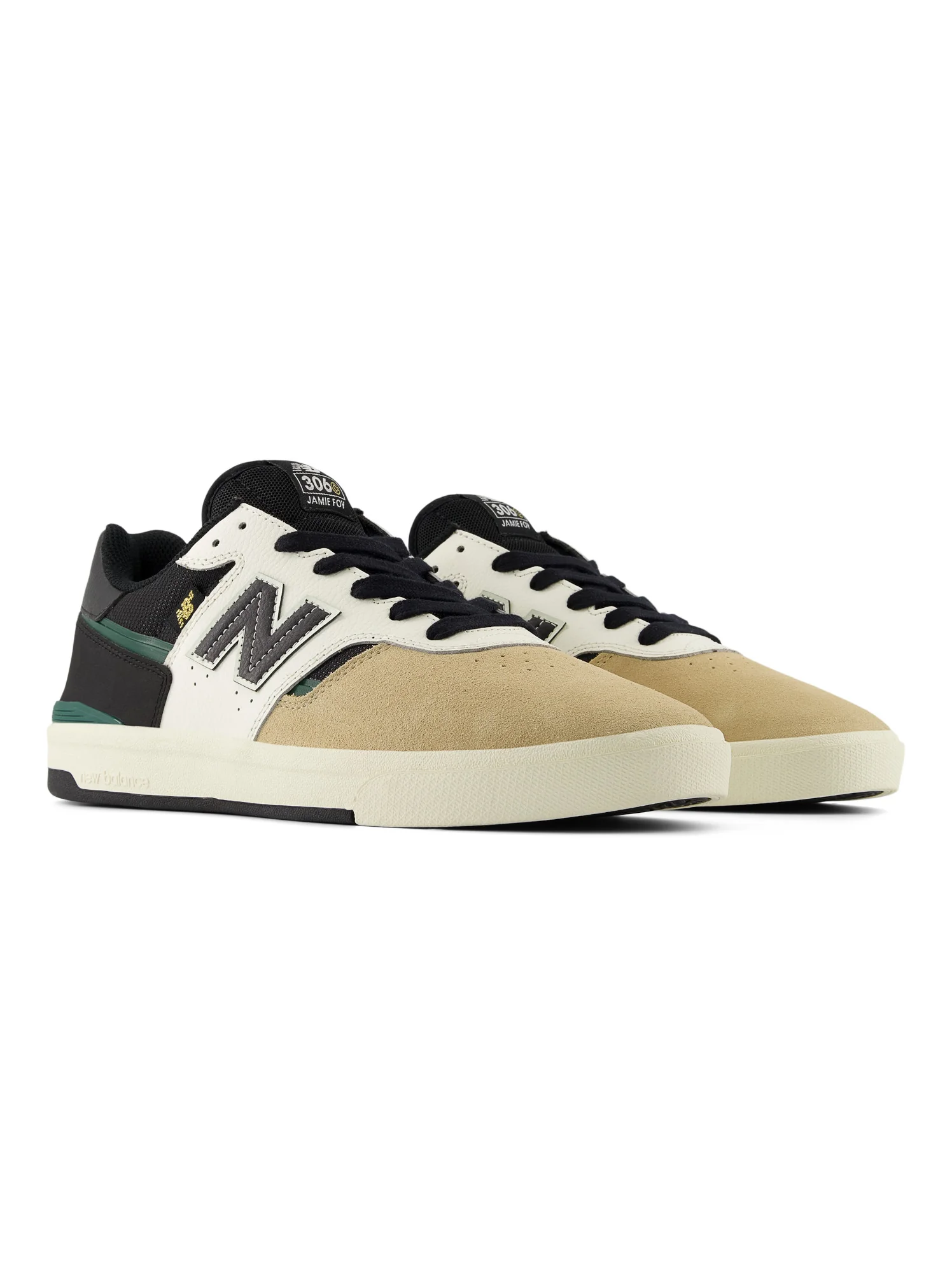 New Balance Numeric Jamie Foy 306 Cup - Beige / Black - Image 2