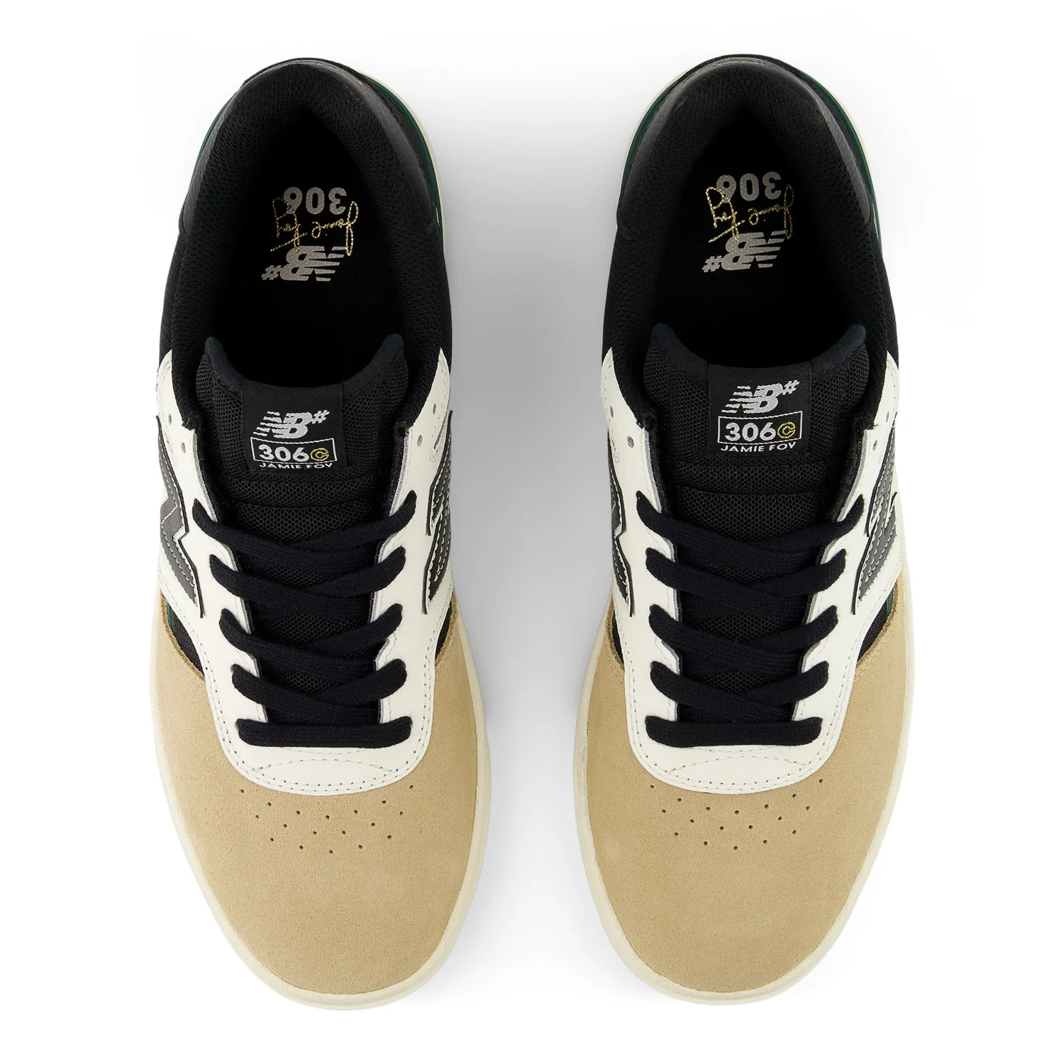 New Balance Numeric Jamie Foy 306 Cup - Beige / Black - Image 4