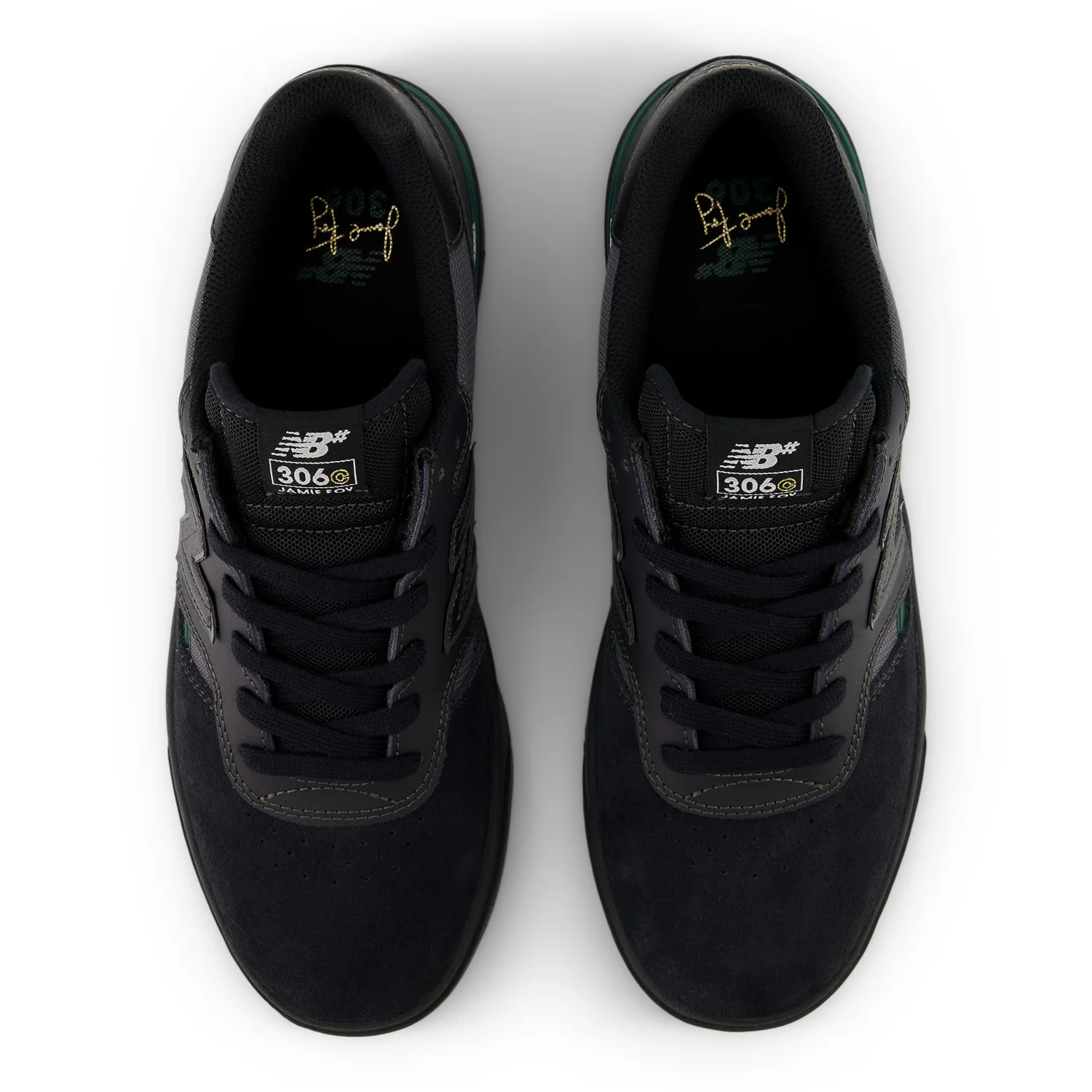 New Balance Numeric Jamie Foy 306 Cup - Black / Green - Image 4