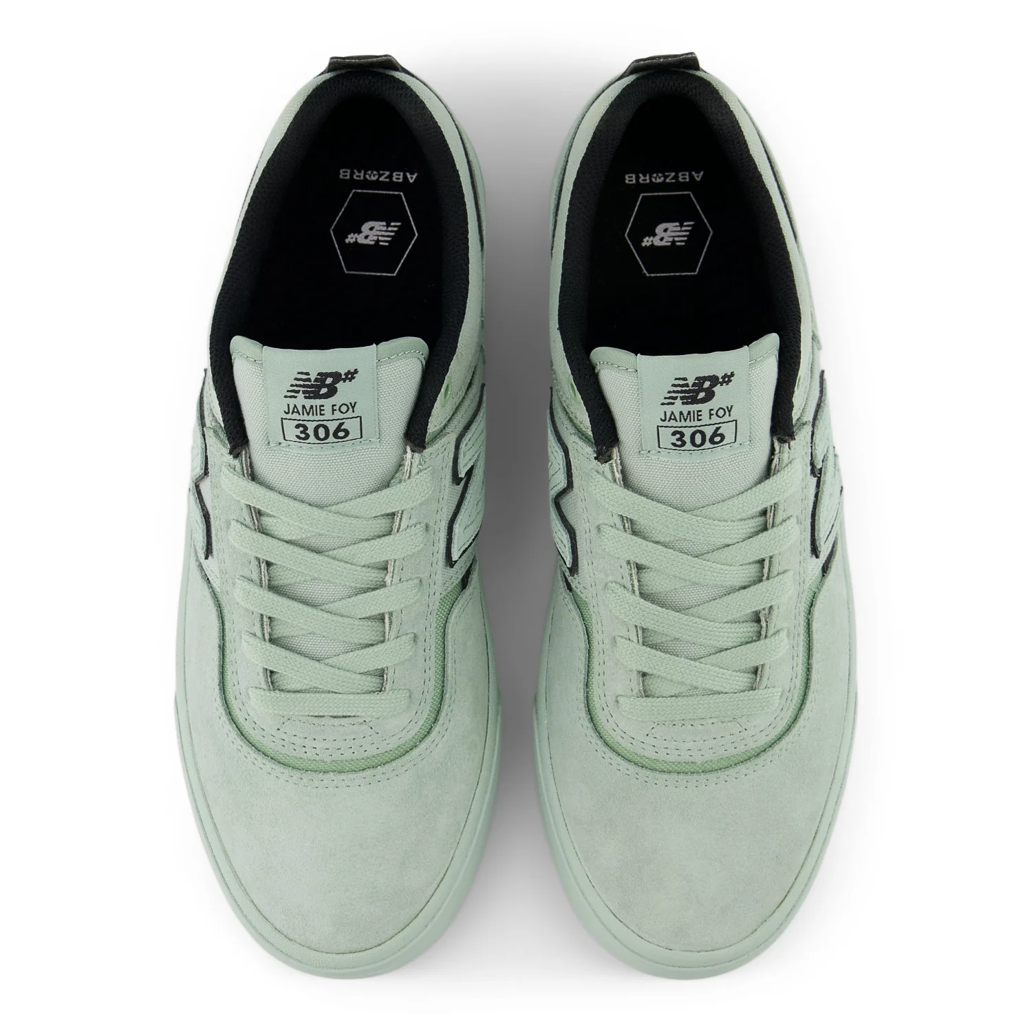New Balance Numeric Jamie Foy 306 - Mosaic Green / Black - Image 3