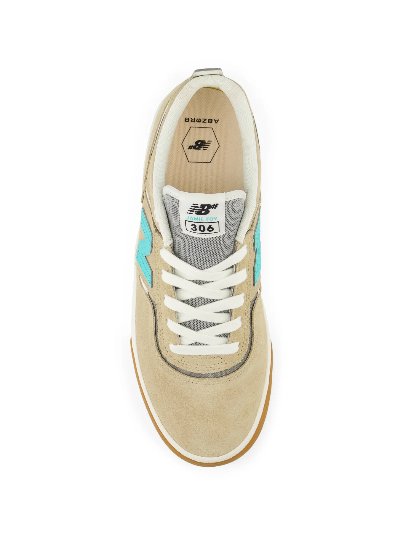 New Balance Numeric Jamie Foy 306 - Tan / Turquoise - Image 3