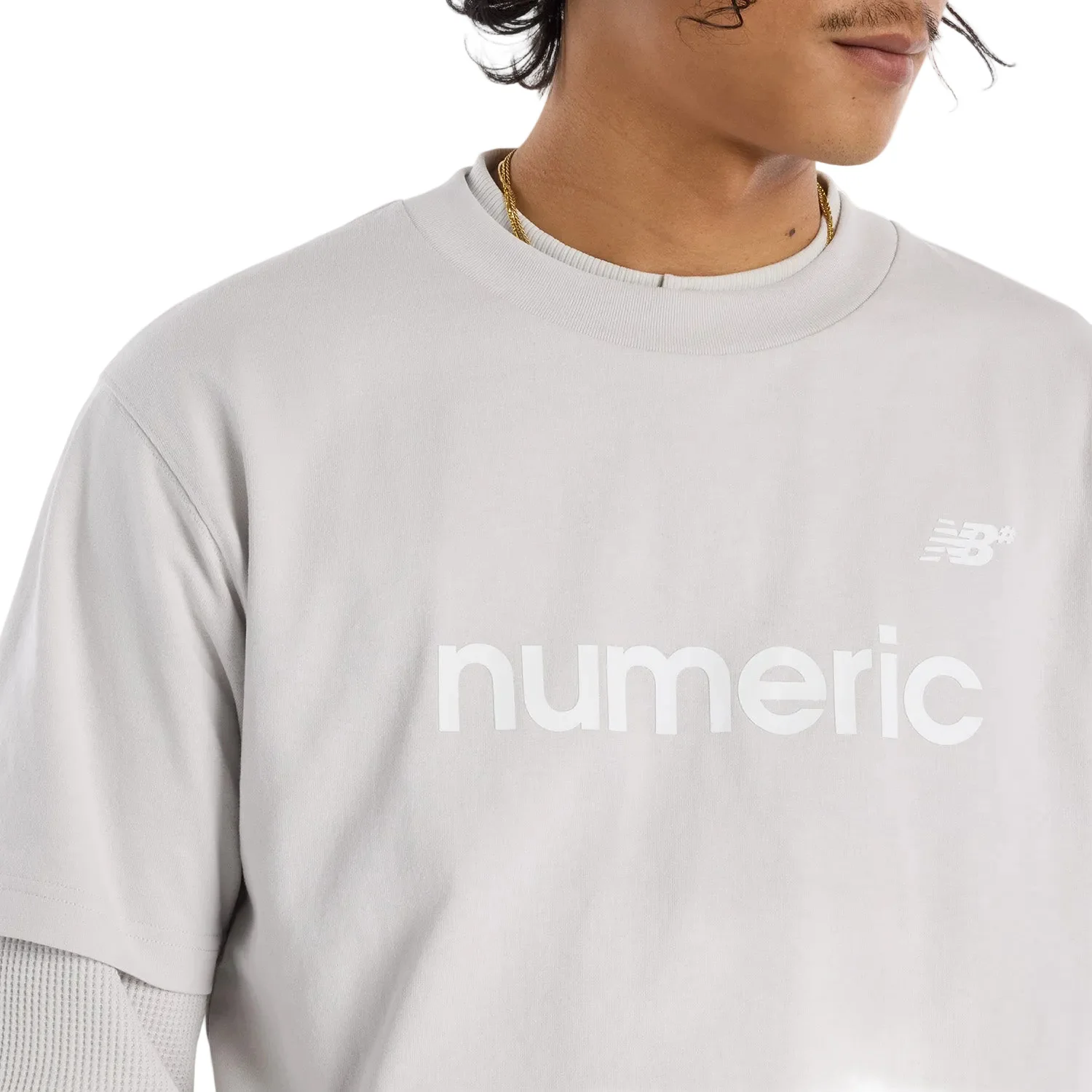 New Balance Numeric Jersey T-Shirt - Grey - Image 3