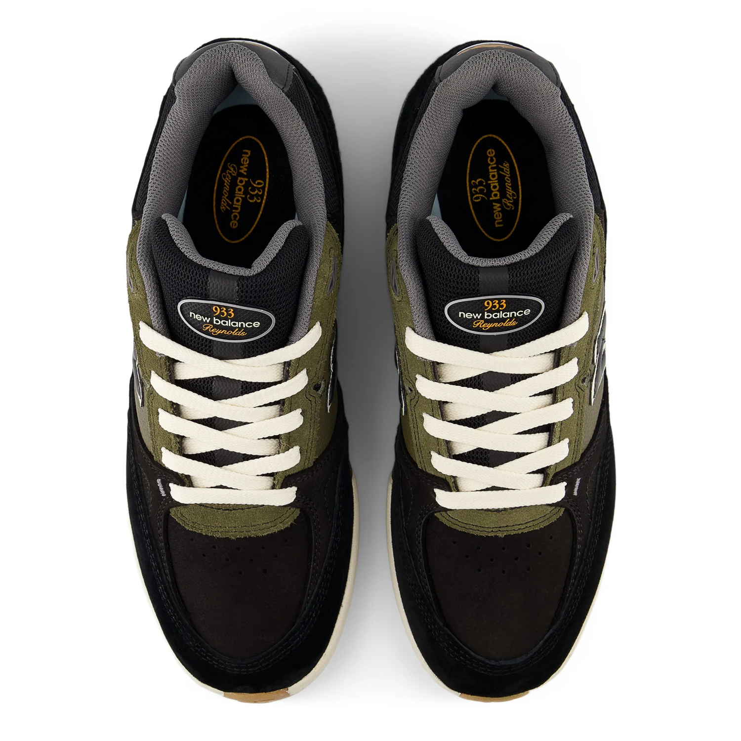 New Balance Numeric Reynolds 933 - Black /Olive - Image 4
