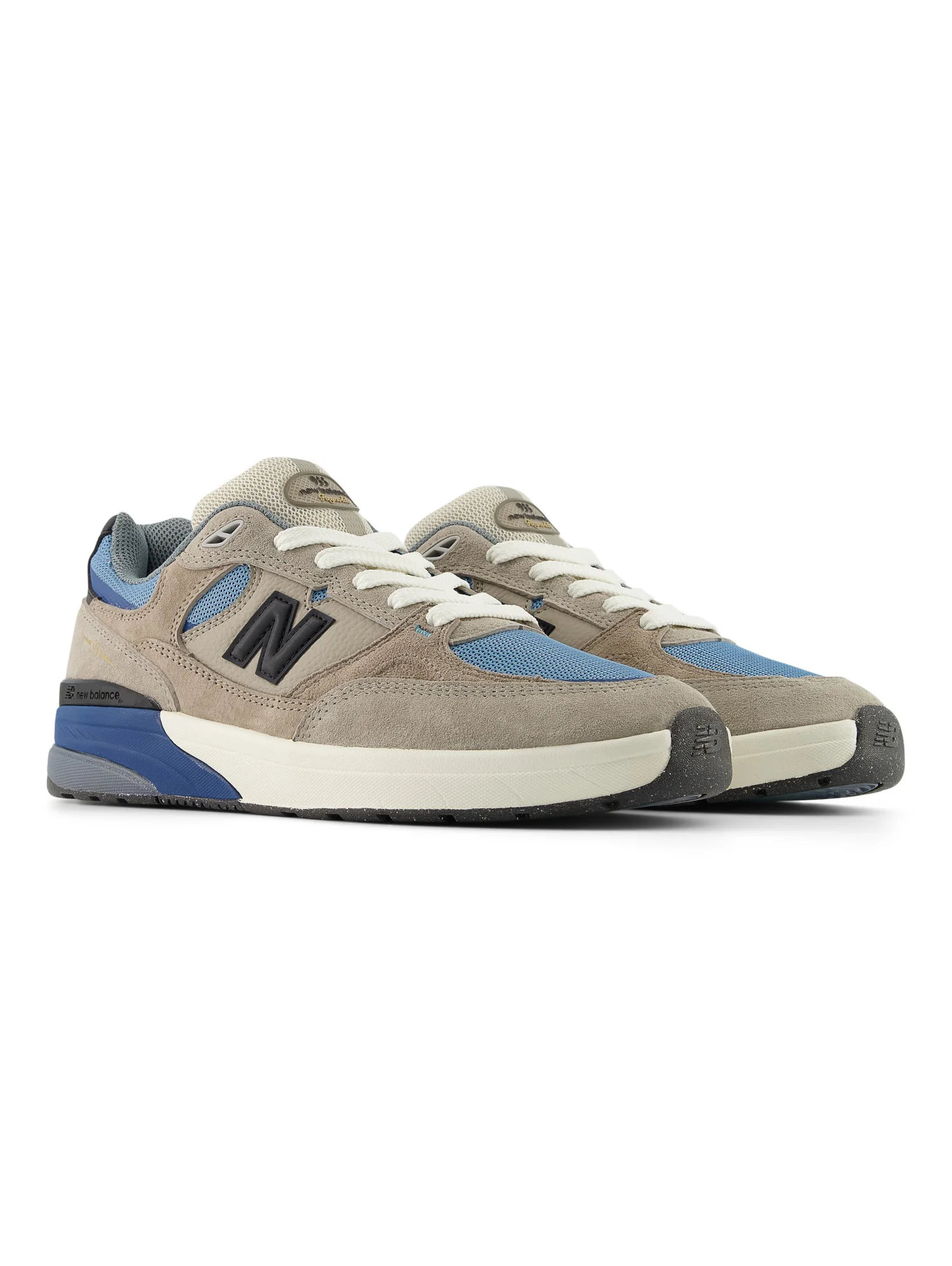 New Balance Numeric Reynolds 933 - Mushroom / Light Blue - Image 2