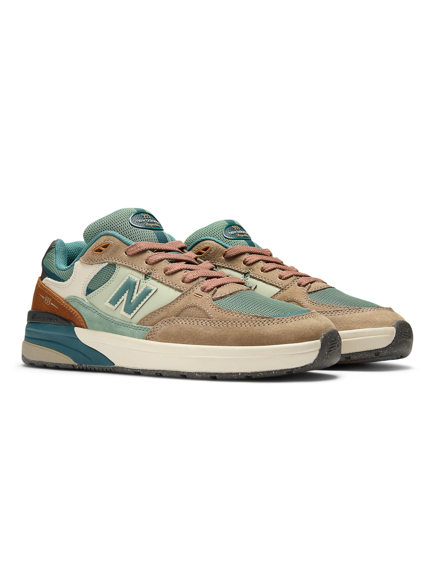 New Balance Numeric Reynolds 933 - Tan / Teal - Image 2
