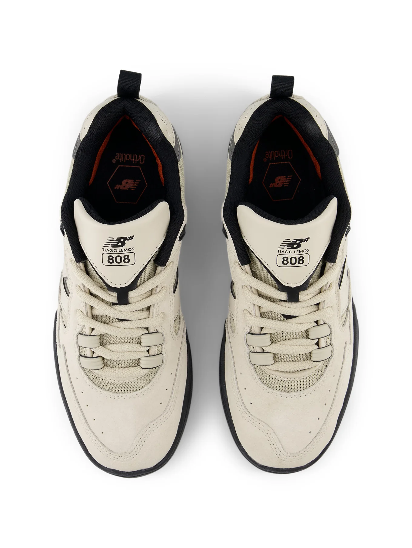 New Balance Numeric Tiago Lemos 808 - Cream / Black - Image 3