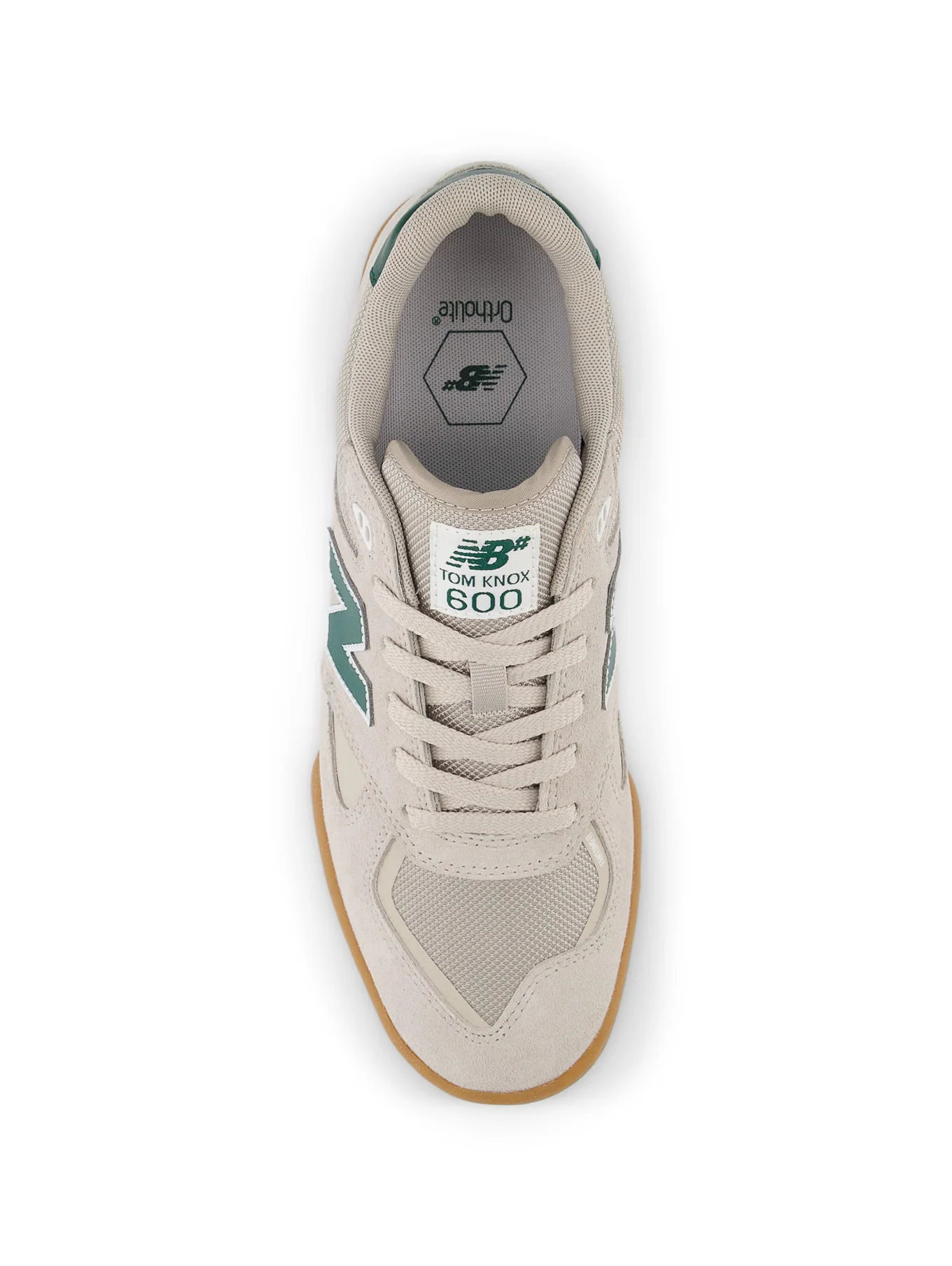 New Balance Numeric Tom Knox 600 - Sea Salt / Green / Gum - Image 3
