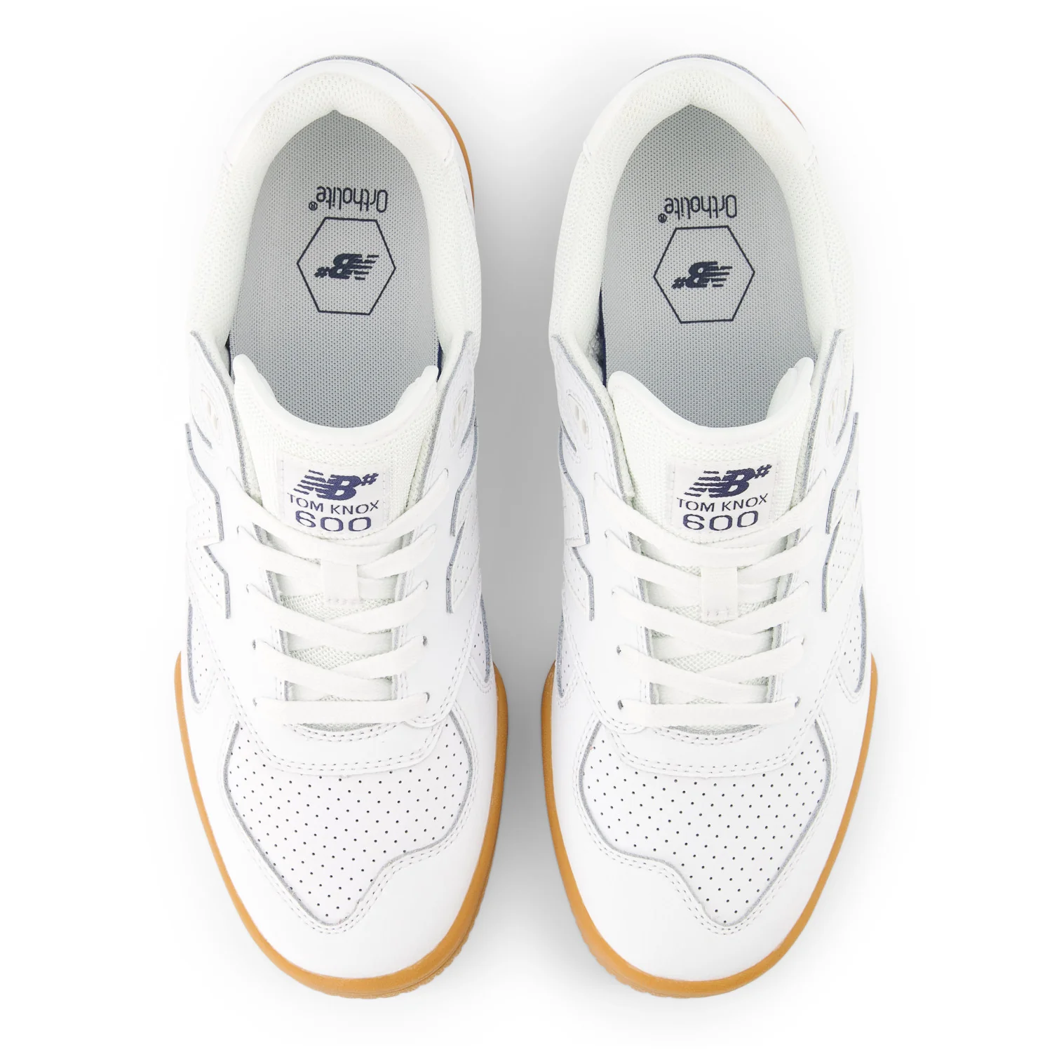 New Balance Numeric Tom Knox 600 - White / Gum - Image 3