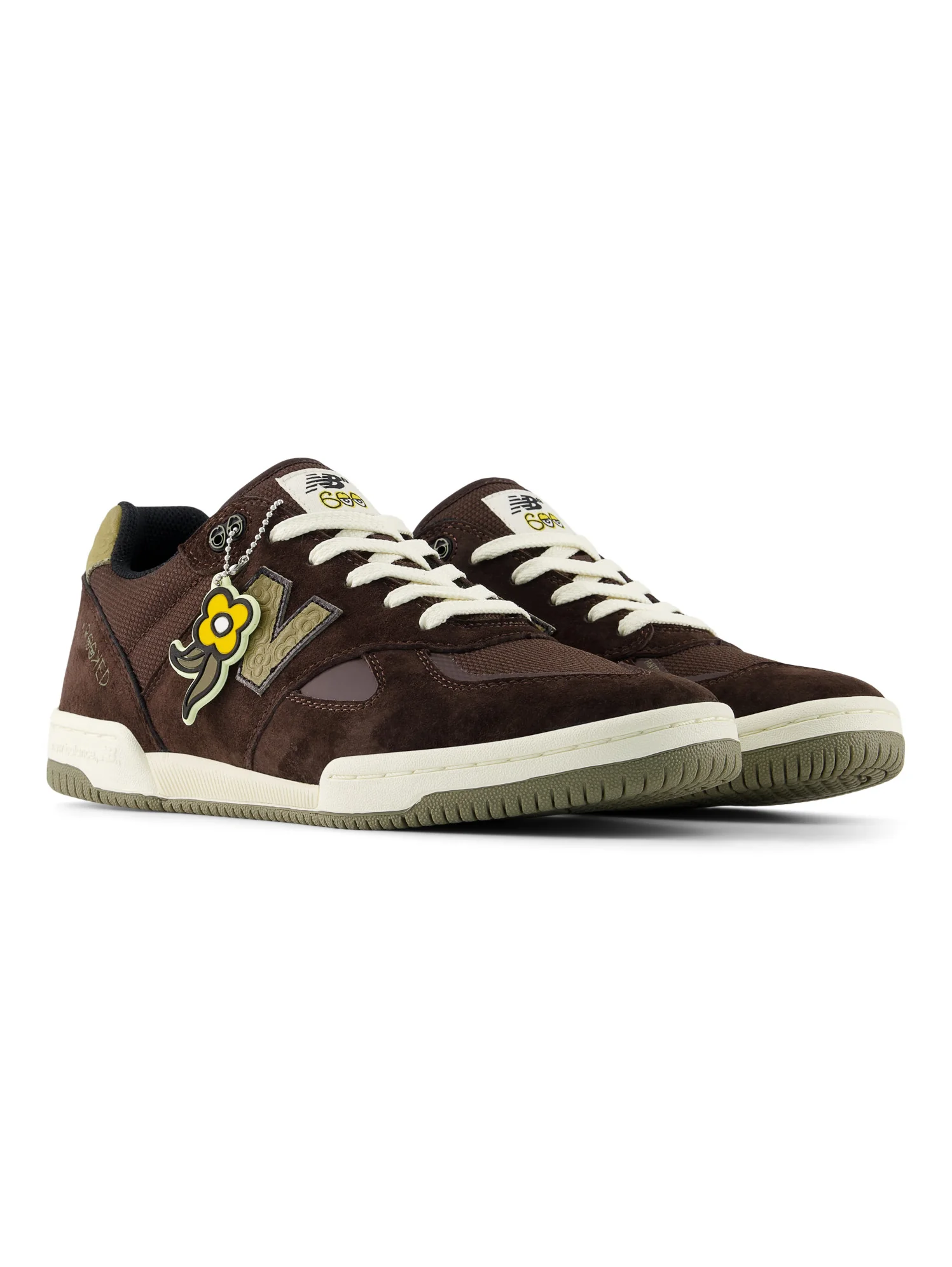 New Balance Numeric Tom Knox 600 x Krooked - Brown / Green - Image 2