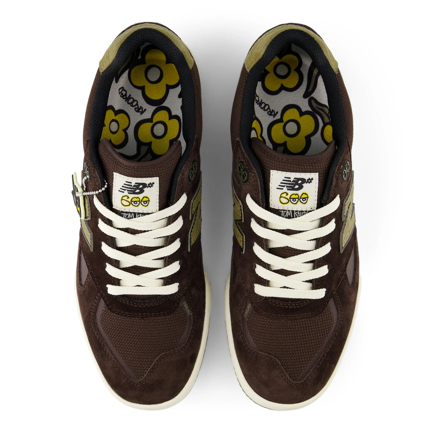 New Balance Numeric Tom Knox 600 x Krooked - Brown / Green - Image 3