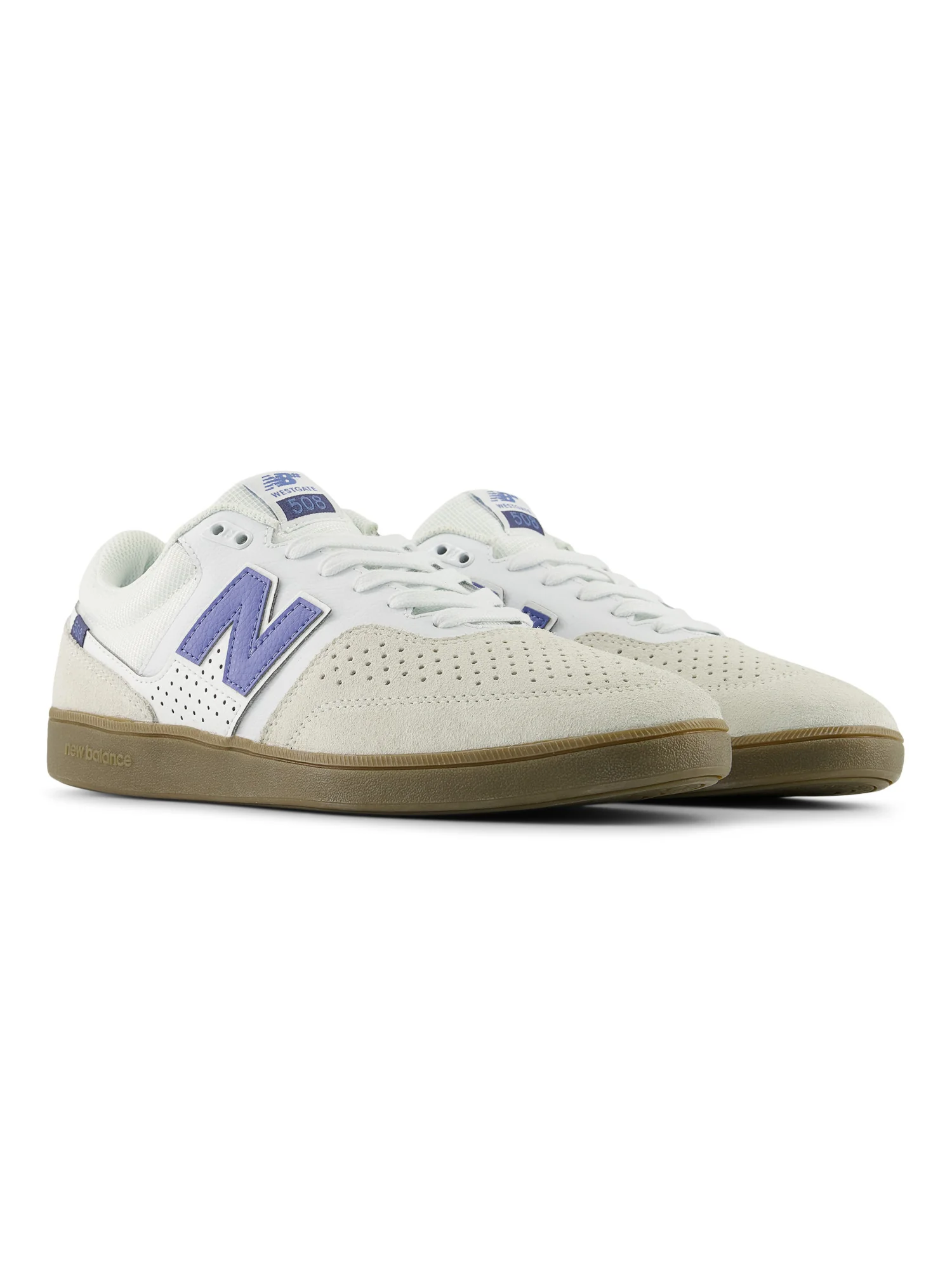 New Balance Numeric Westgate 508 - White / Light Blue - Image 2