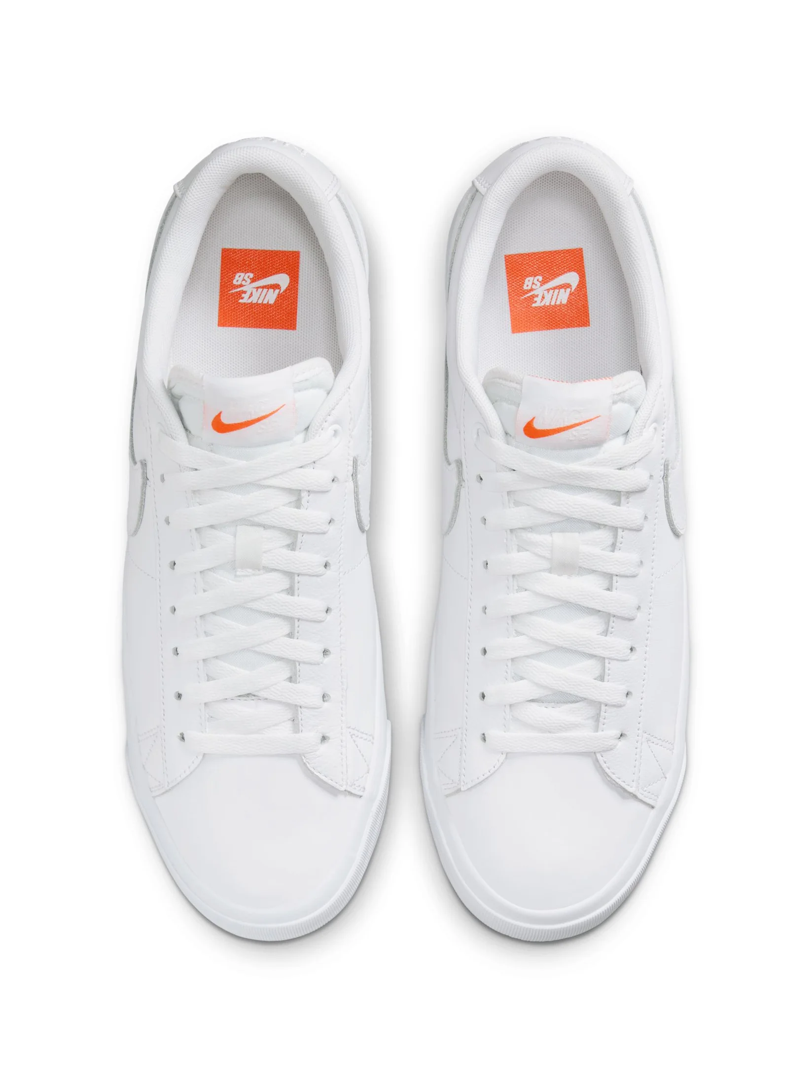 Nike Blazer Low GT Orange Label - White / White - Image 3