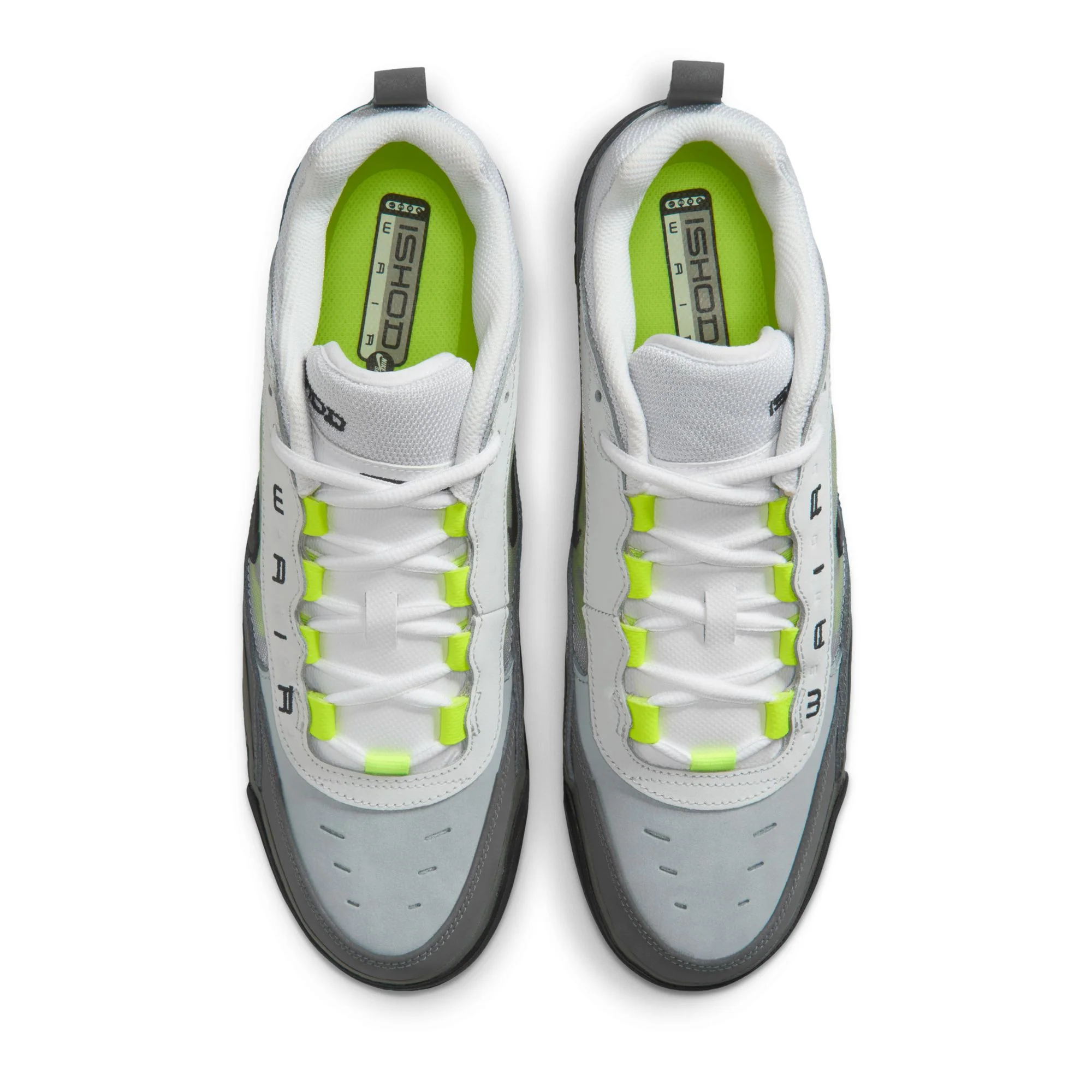 Nike SB Air Max Ishod - Black / Neon Yellow / Anthracite - Image 3