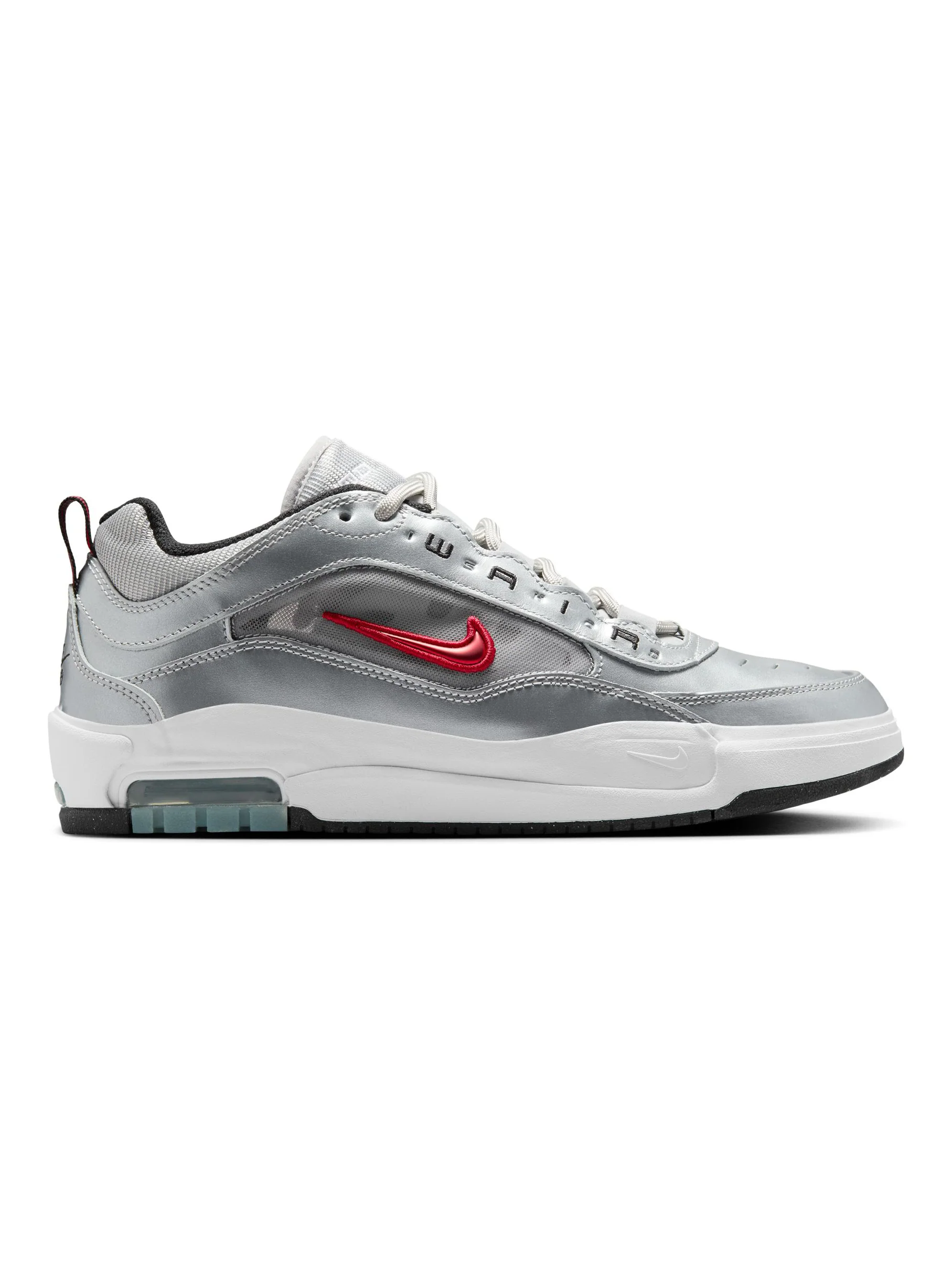 Nike SB Air Max Ishod - Metallic Silver / Varsity Red