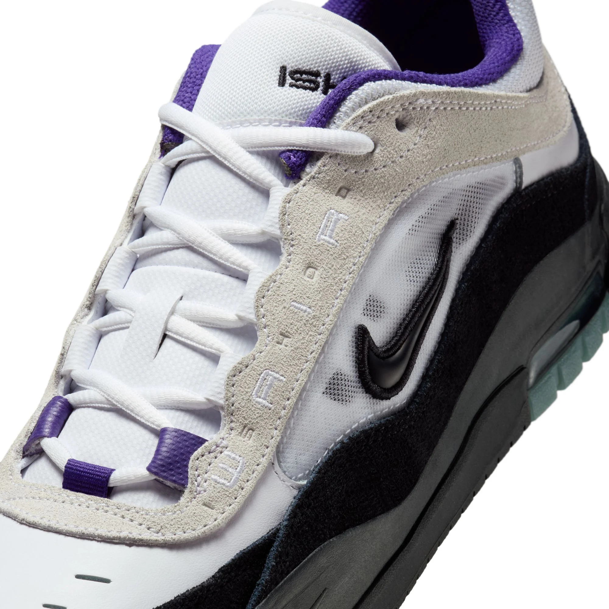Nike SB Air Max Ishod - White / Black / Court Purple - Image 6