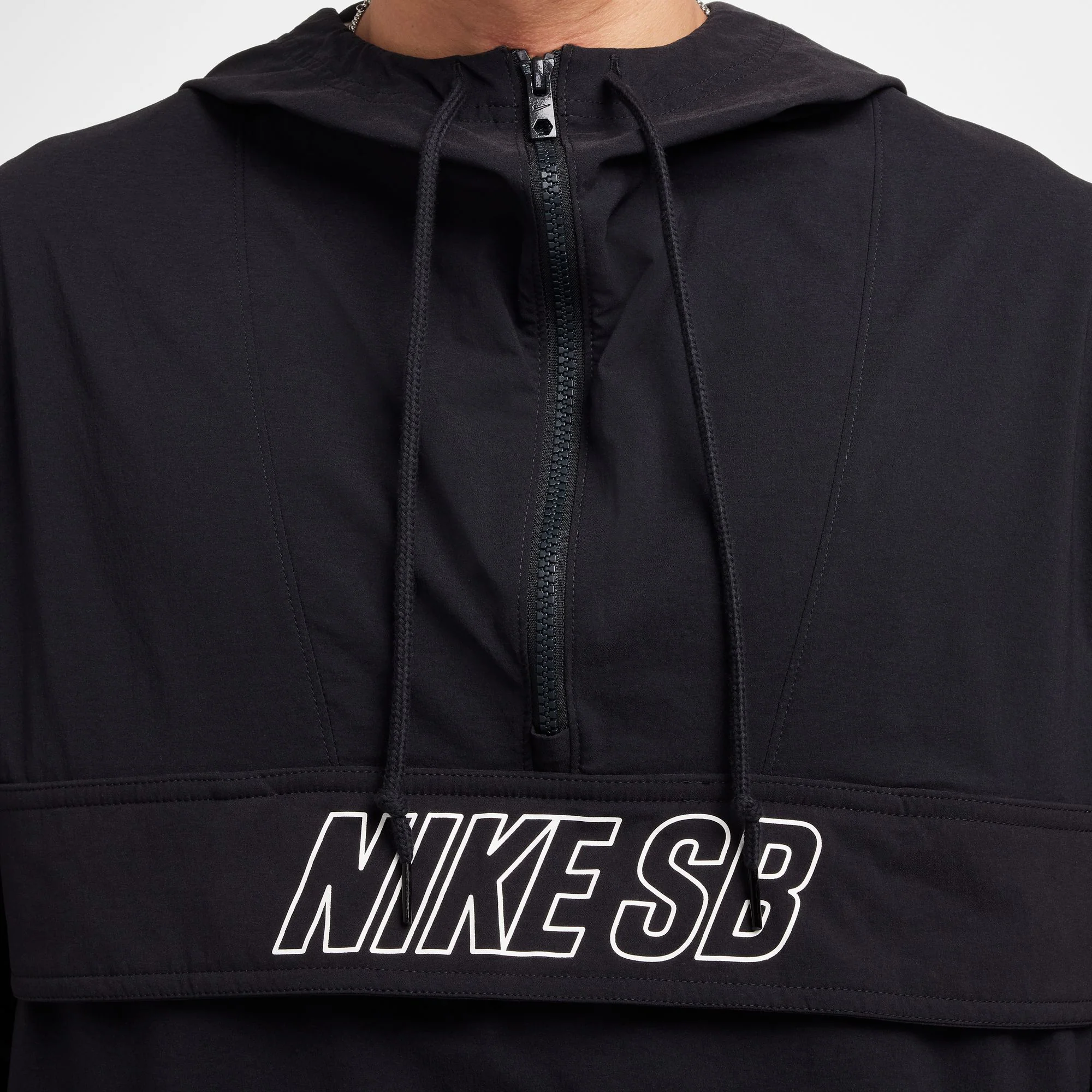 Nike SB Anorak Skate Jacket - Black/White - Image 4