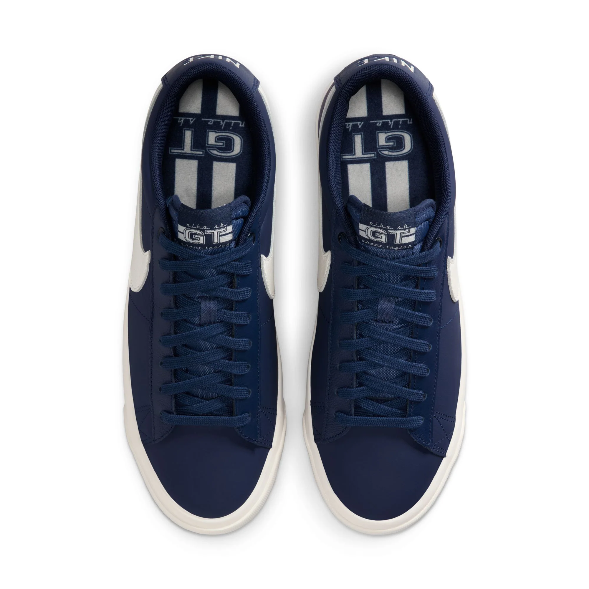Nike SB Blazer Low Pro GT - Blue Void / Sail - Image 3