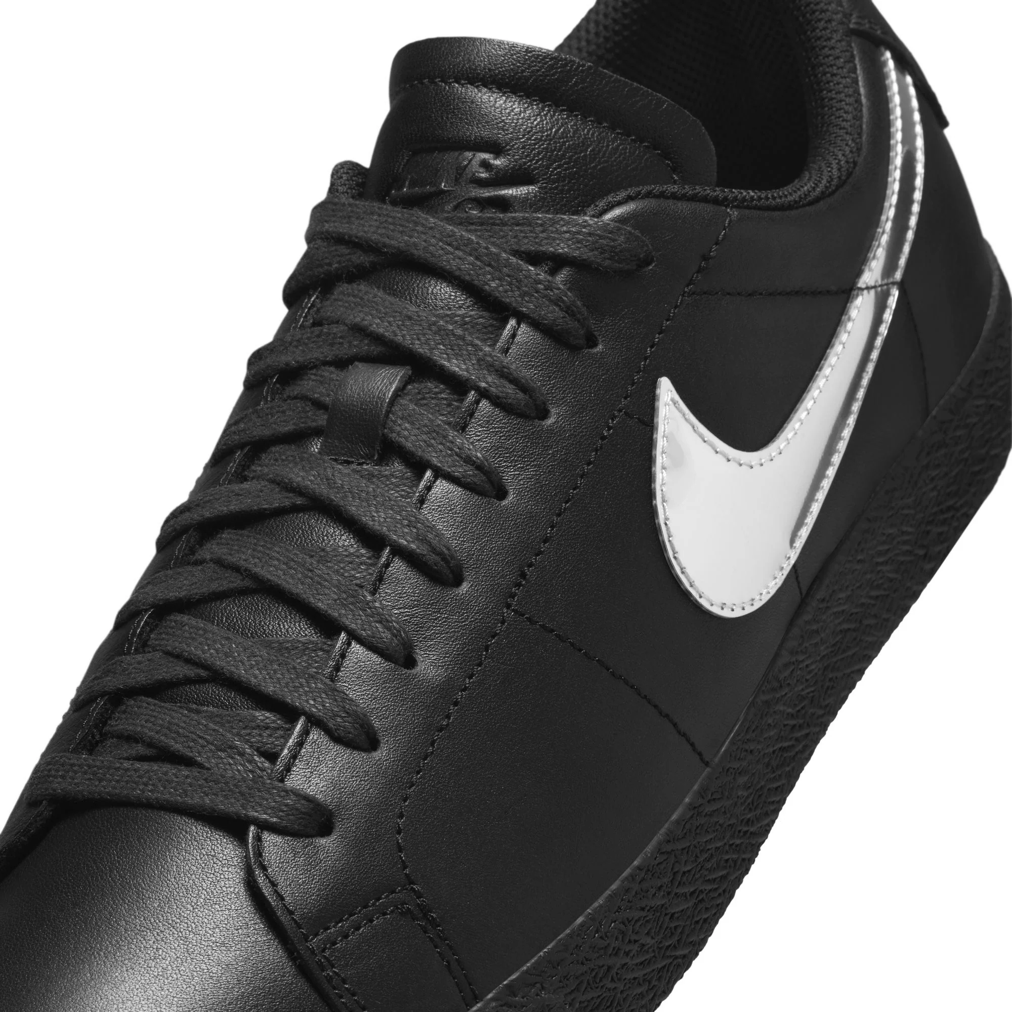 Nike SB Blazer Low Qs x Dancer - Black / Metallic Silver - Image 6