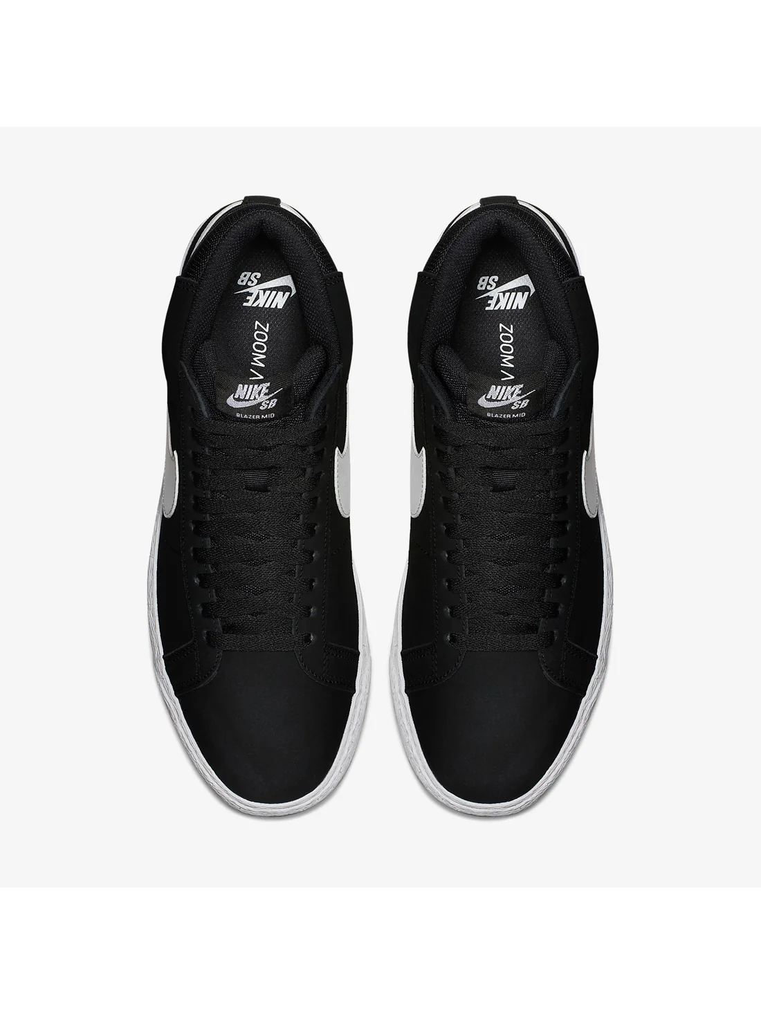 Nike SB Blazer Mid-Black/White - Image 3