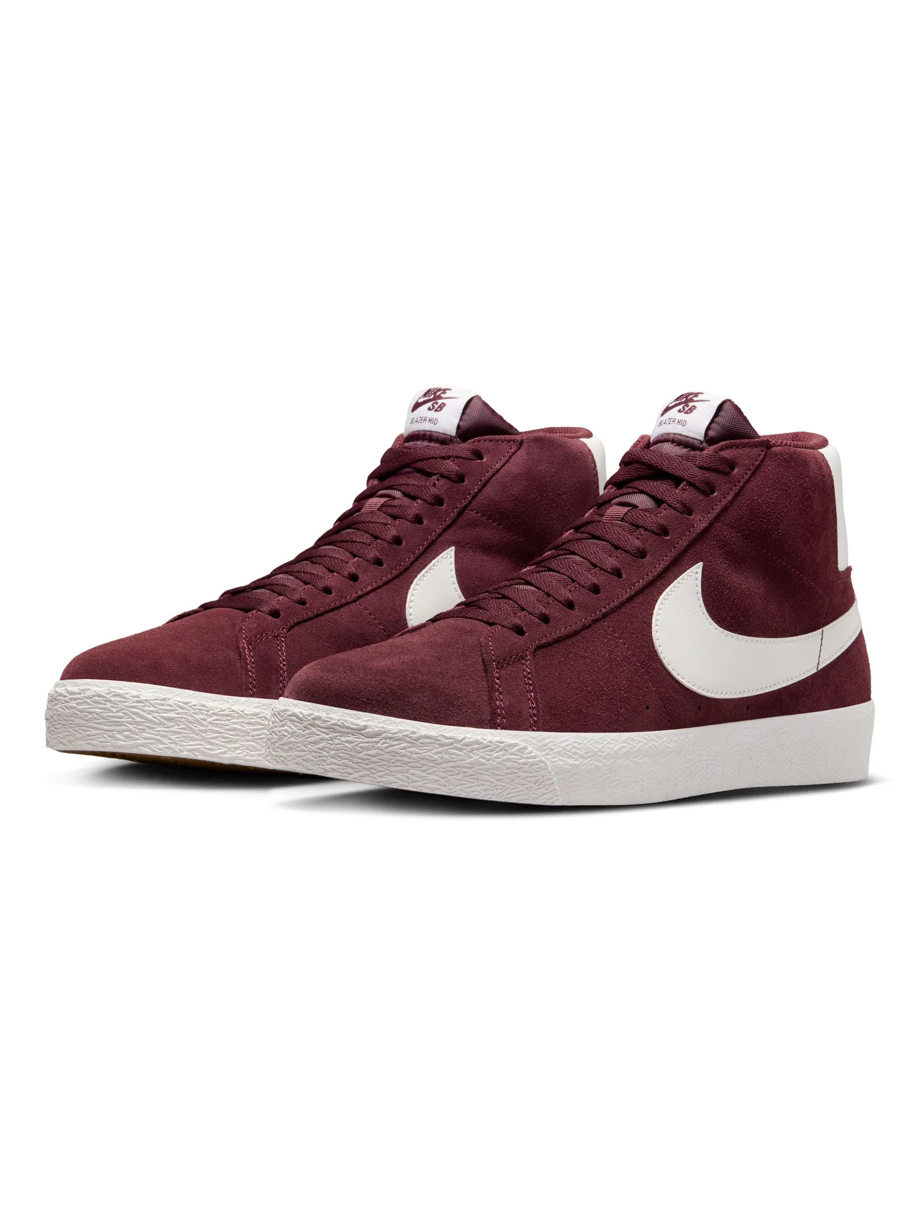 Nike SB Blazer Mid - Burgundy Crush / Summit White - Image 2