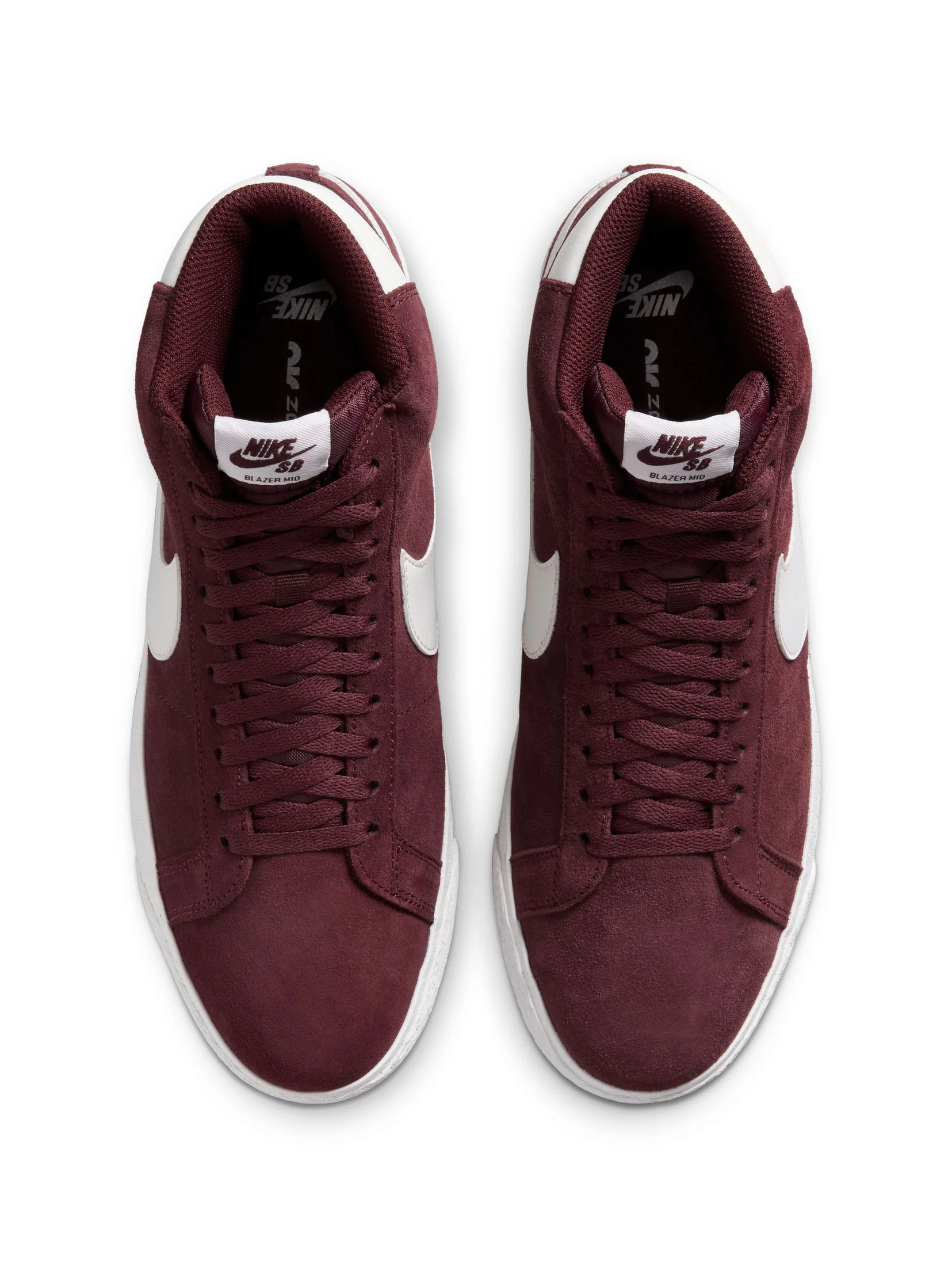 Nike SB Blazer Mid - Burgundy Crush / Summit White - Image 3
