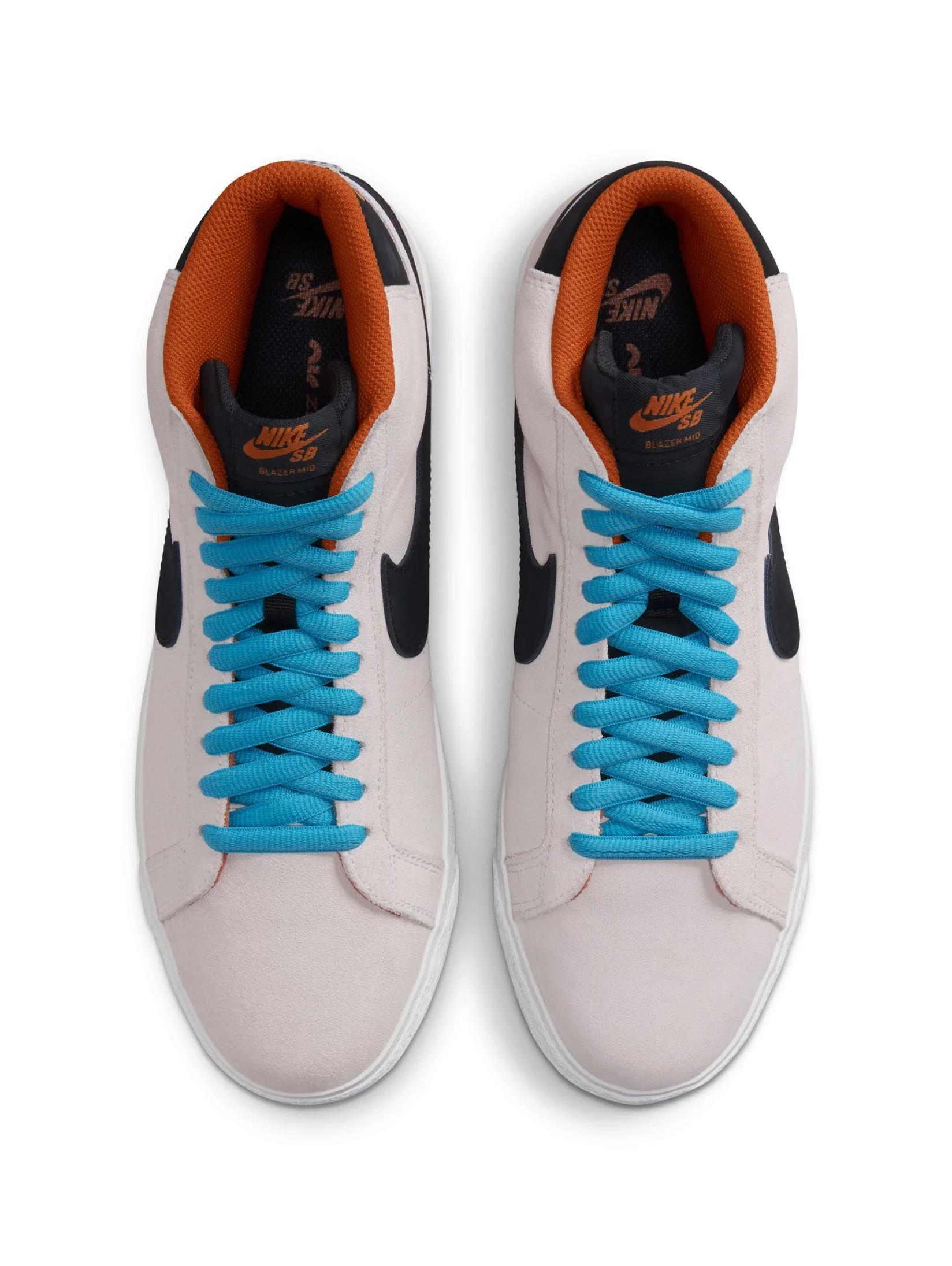Nike Sb Blazer Mid - Electric Phantom / Chlorine - Image 3