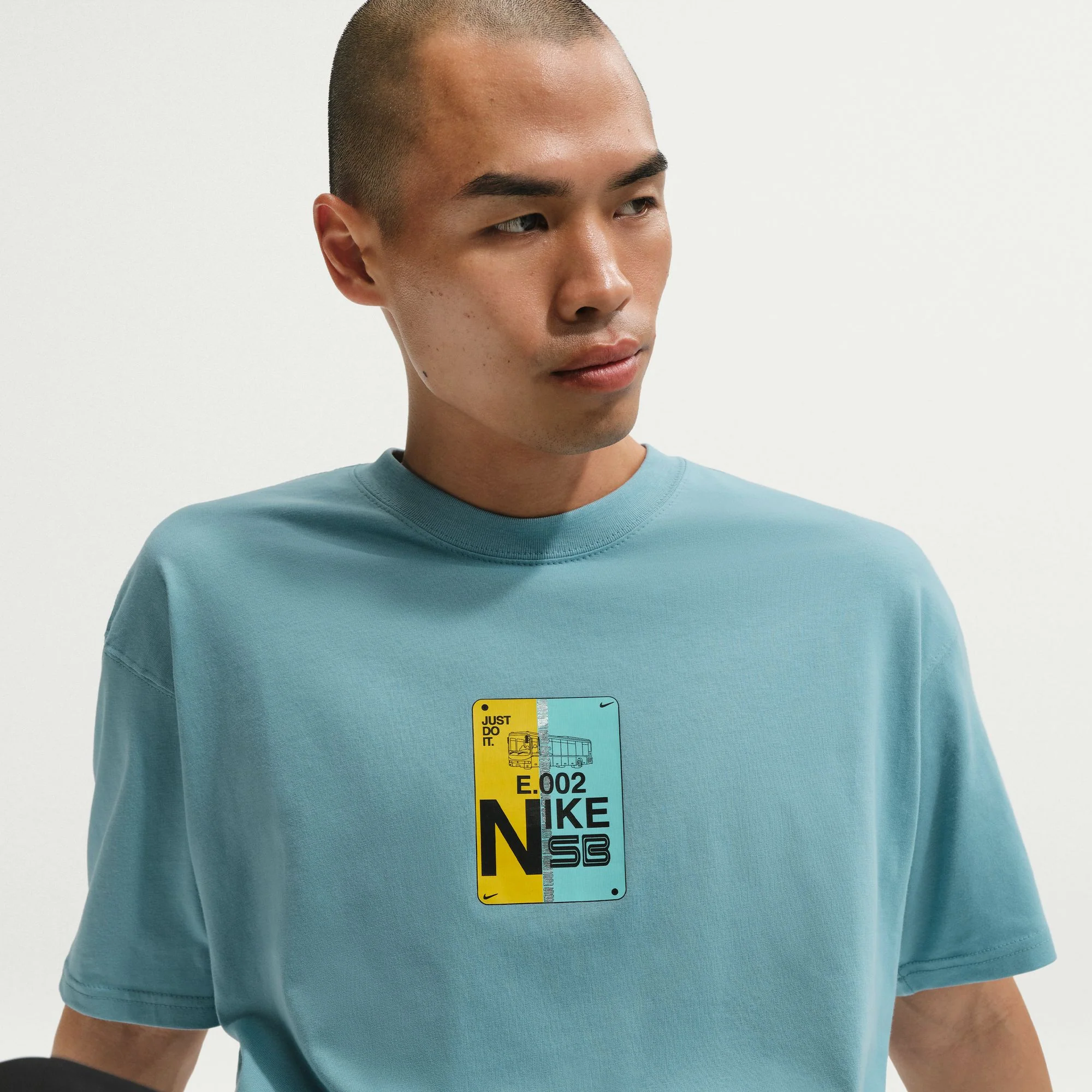 Nike SB Bus Pass Tee - Denim Turqoise - Image 3