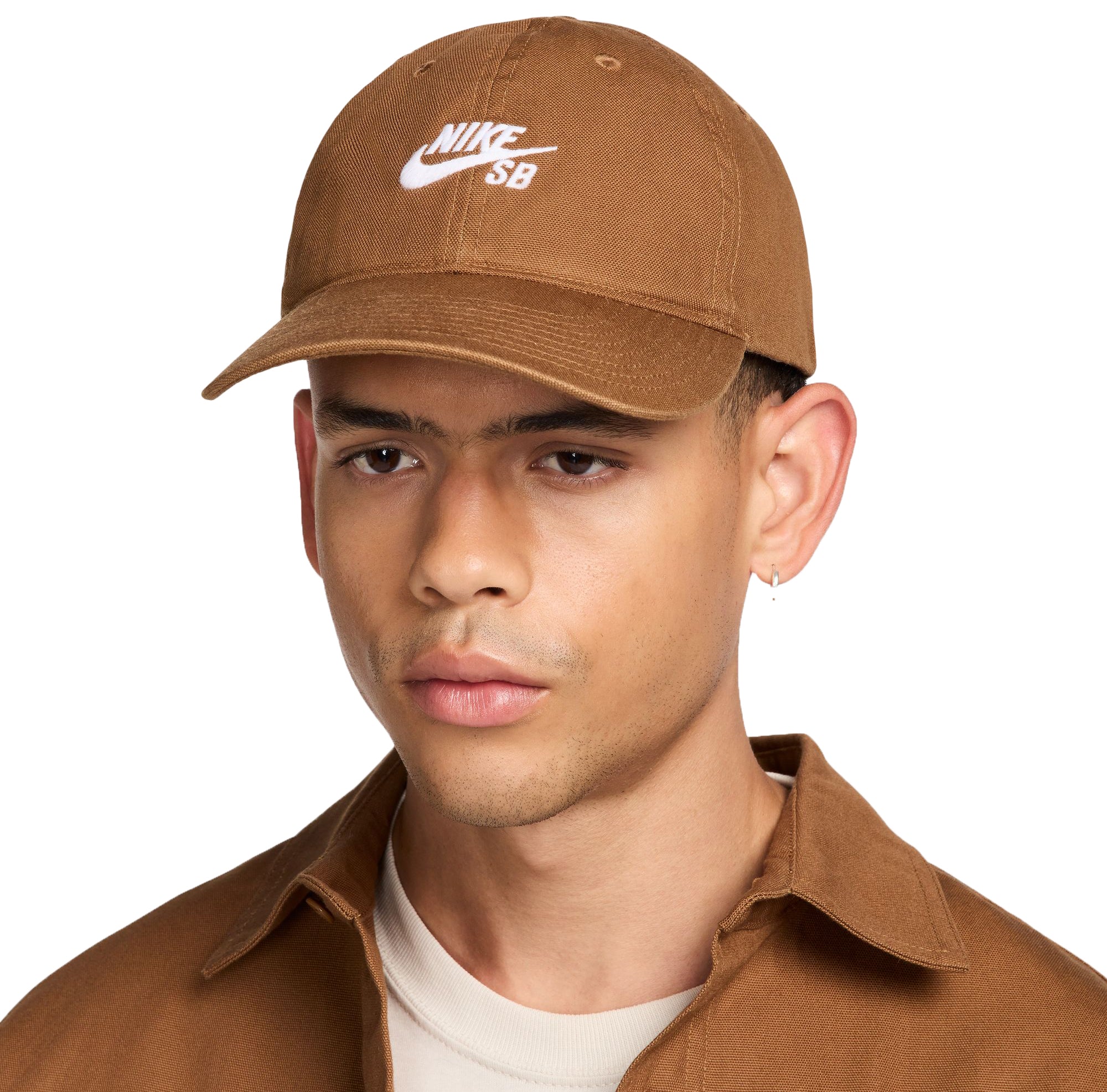Nike SB Club Hat - Lt British Tan / White