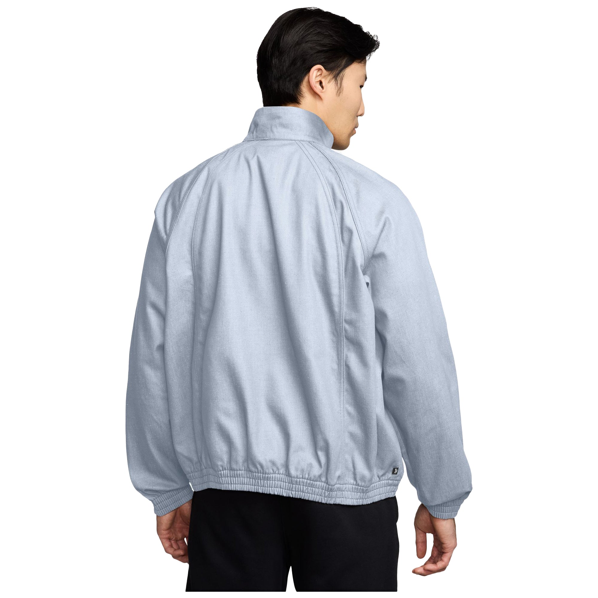 Nike SB Denim Full-Zip Track Jacket - Football Grey / White - Image 2