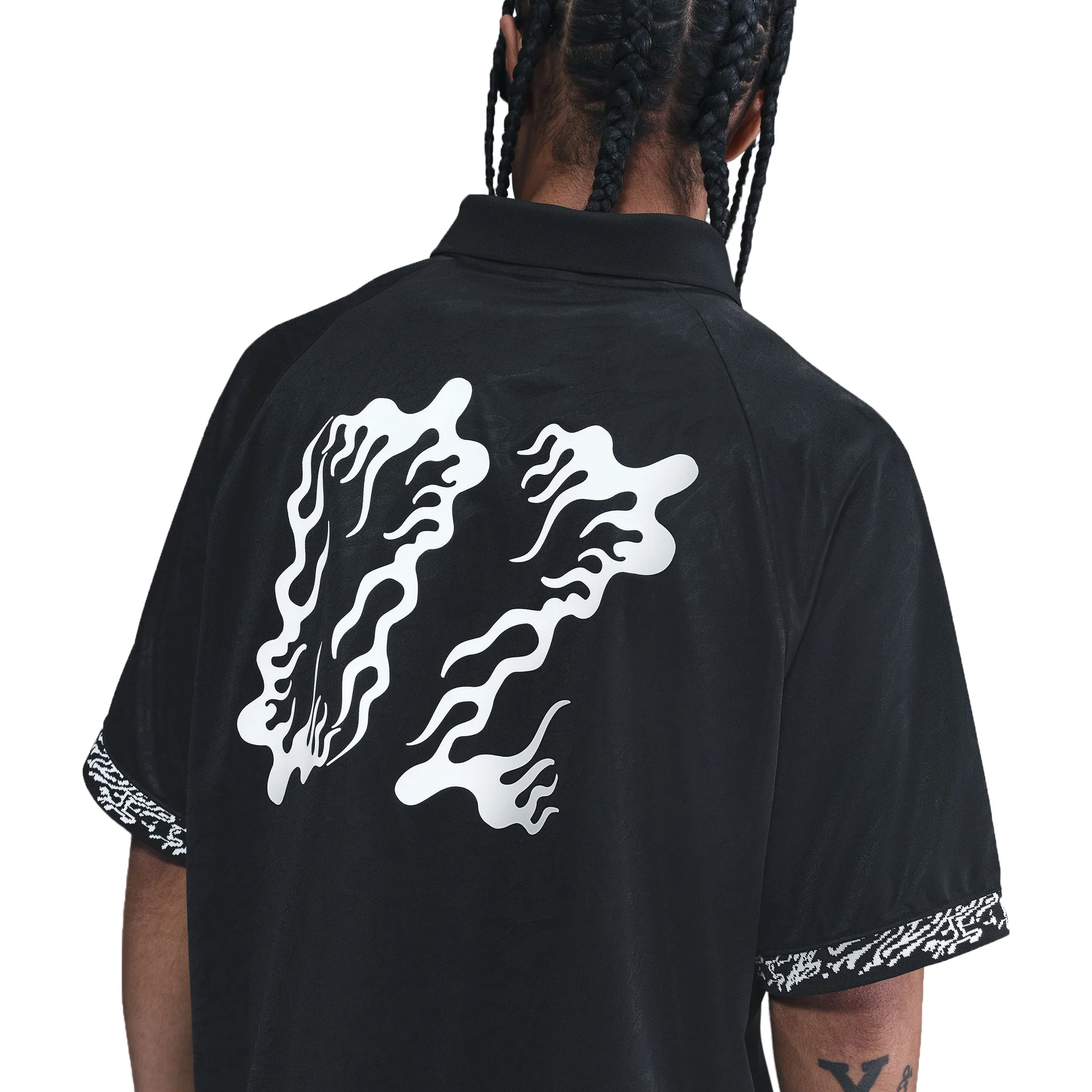 Nike SB Dri-FIT Jacquard Skate Jersey - Black - Image 3