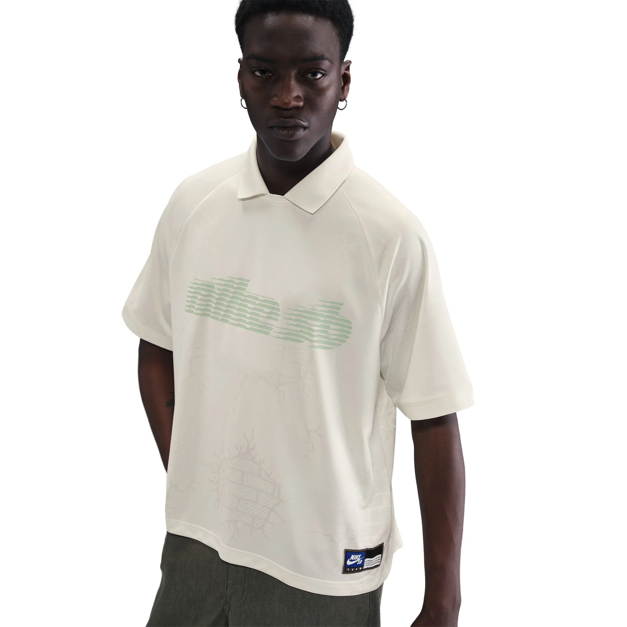 Nike SB Dri-FIT Jacquard Skate Jersey - White