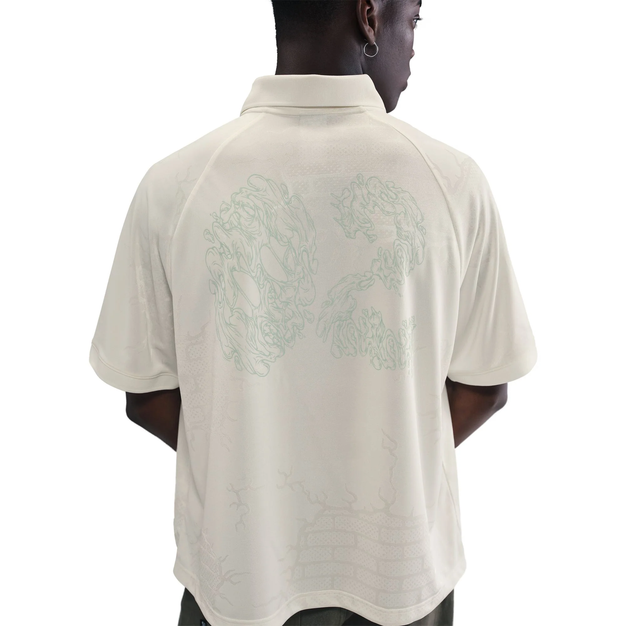 Nike SB Dri-FIT Jacquard Skate Jersey - White - Image 2
